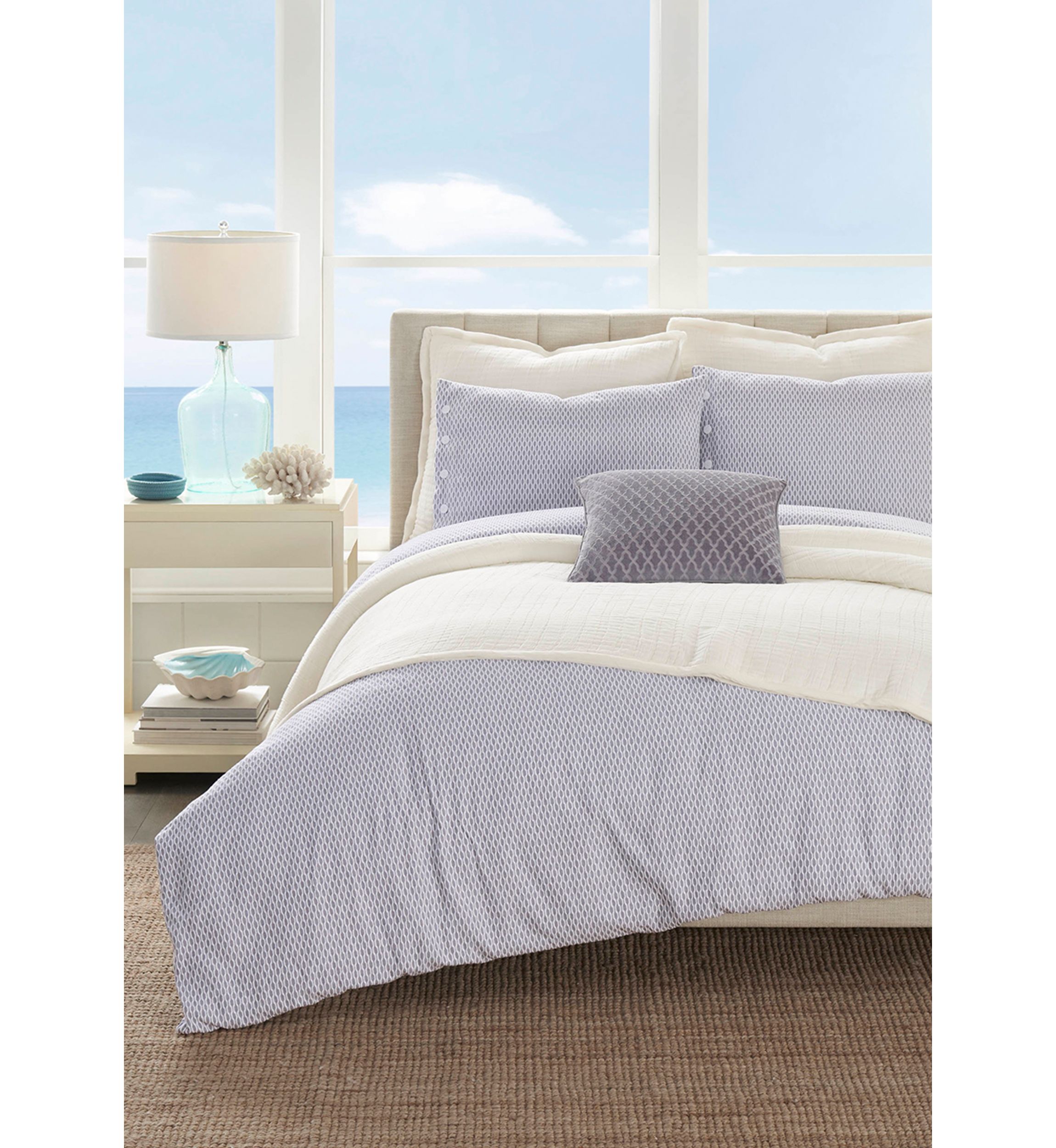 Carolina Falls Gray Comforter Set