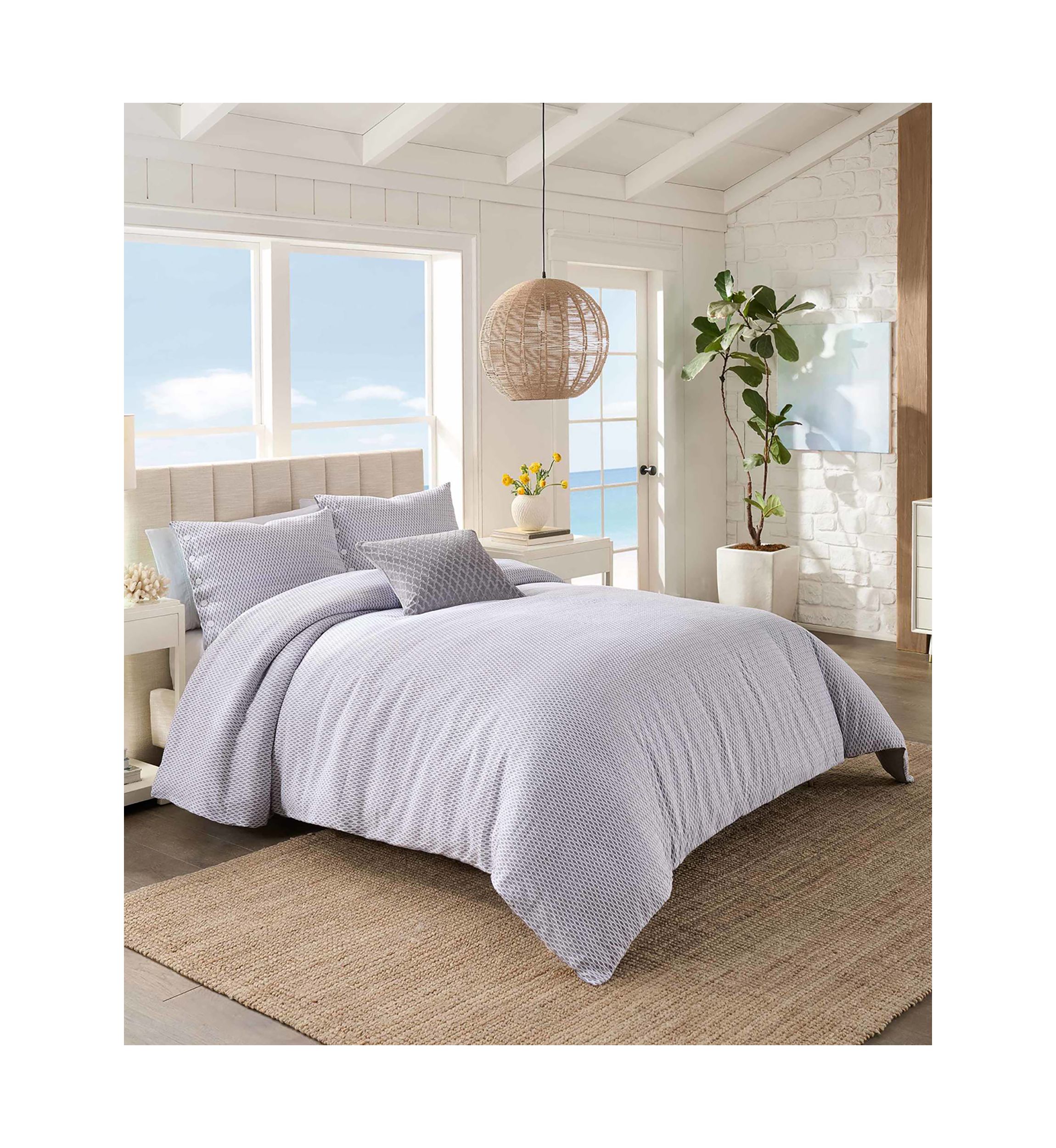 Carolina Falls Gray Comforter Set