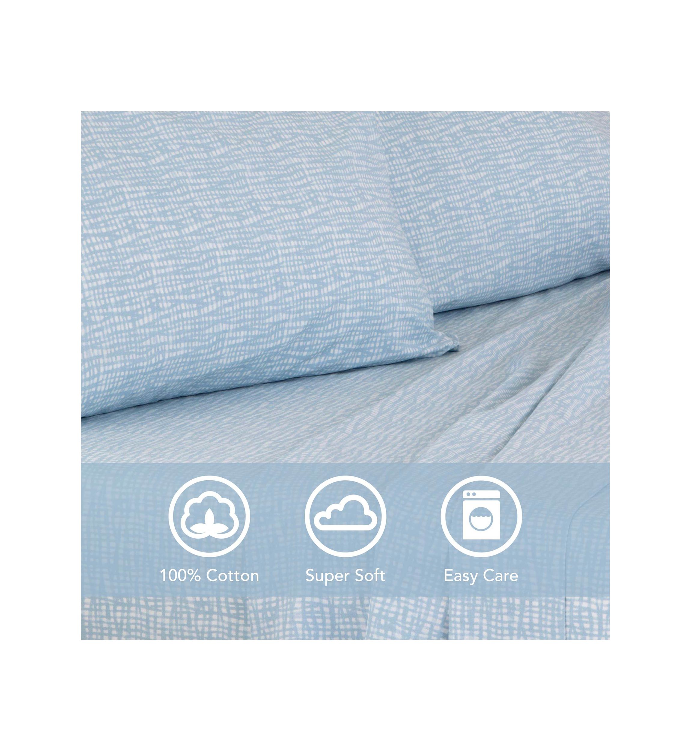Netting Plaid Sheet Set