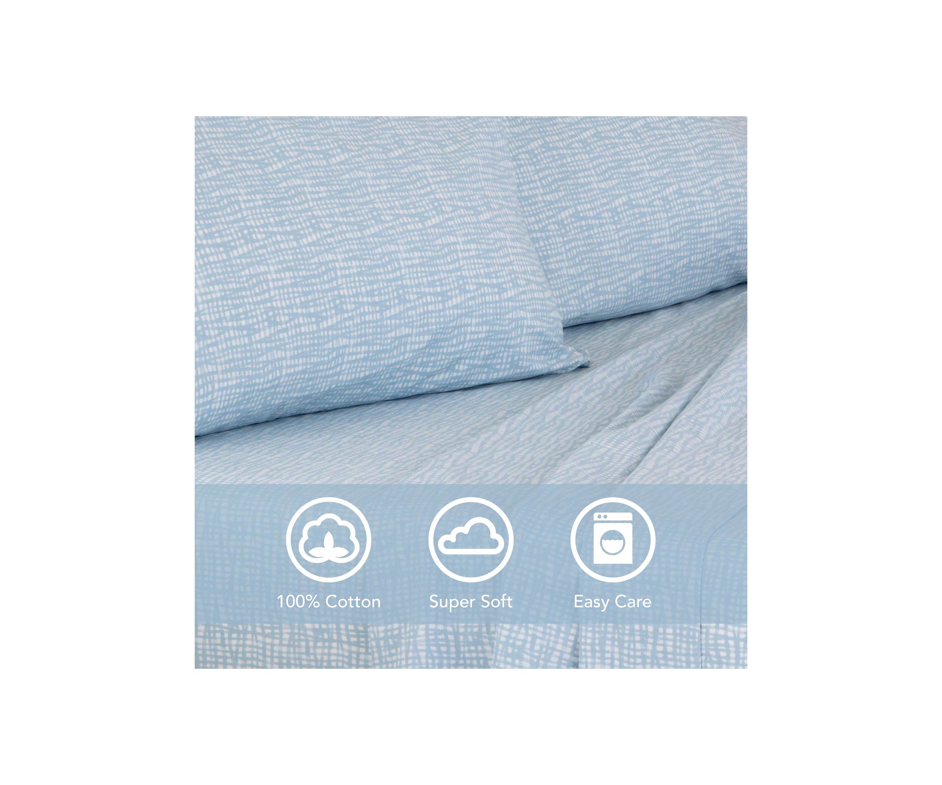 Netting Plaid Sheet Set