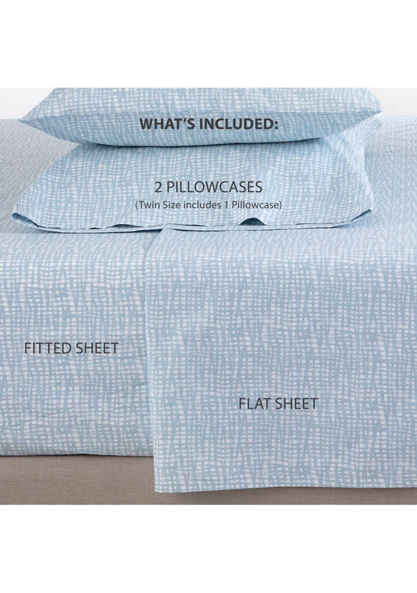 Netting Plaid Sheet Set