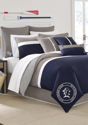 Starboard Nautical Navy California King Comforter Set 110 In X 96