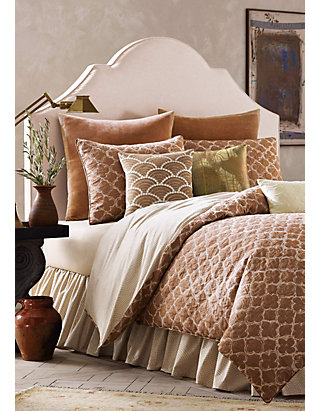 Binichic Terracotta Cal King Comforter Set 110 In X 96 In Belk