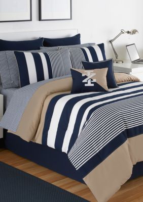 Izod Classic Stripe Bedding Collection Belk