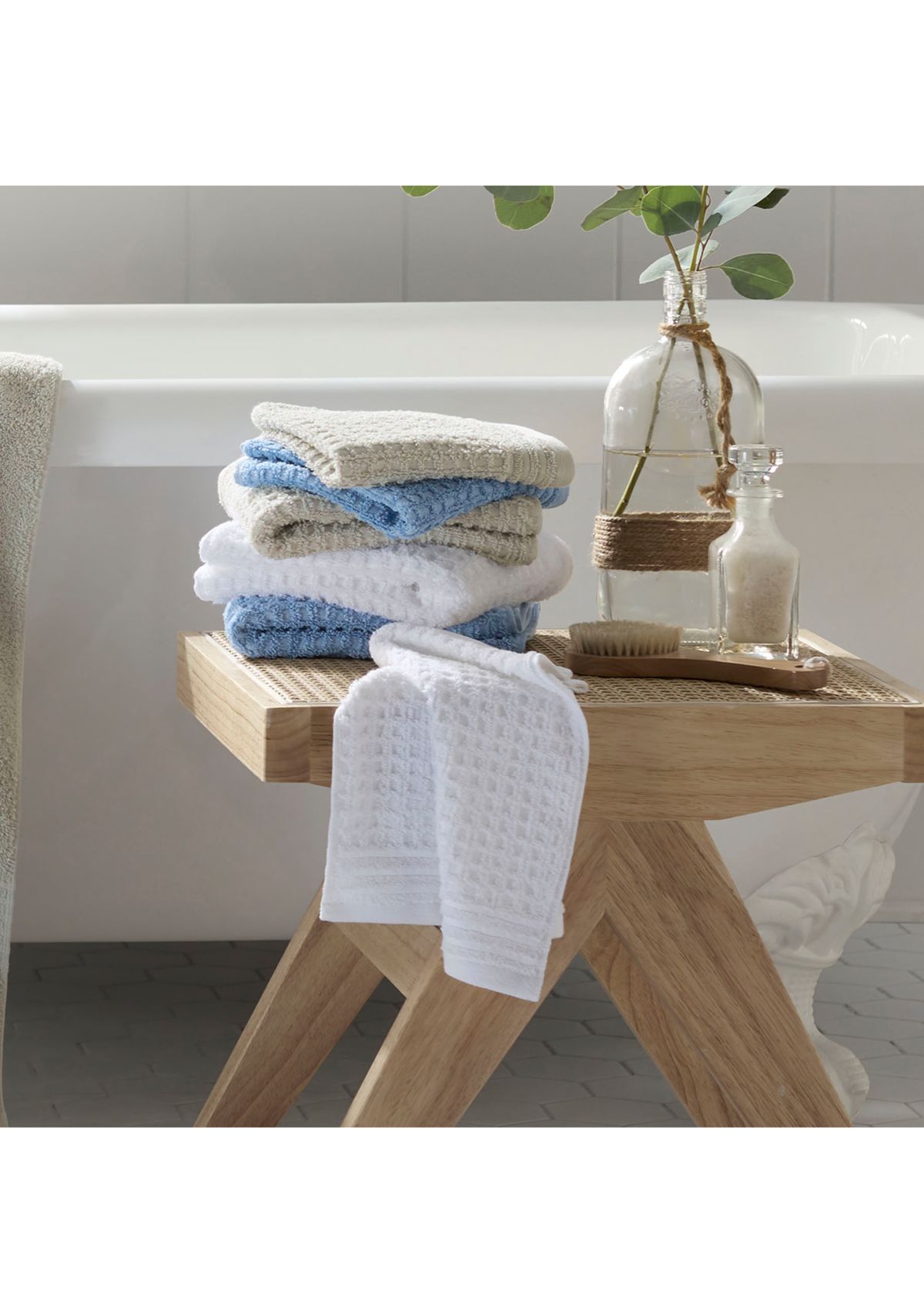 Sculpted Terry Washcloth