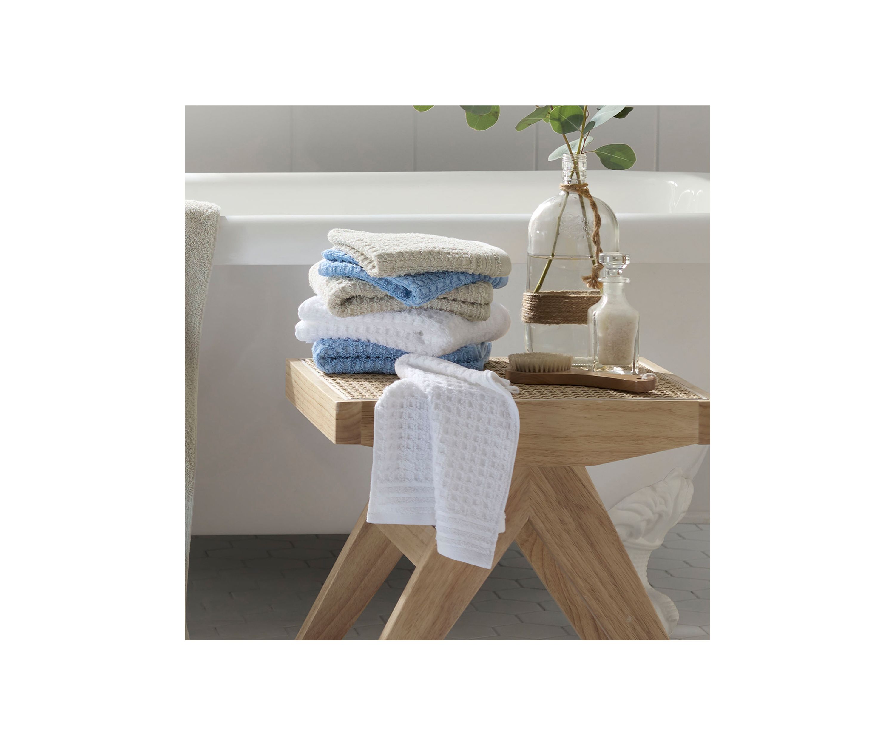 Sculpted Terry Washcloth