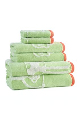 Cassadecor Gold Signature 6 Piece Towel Set