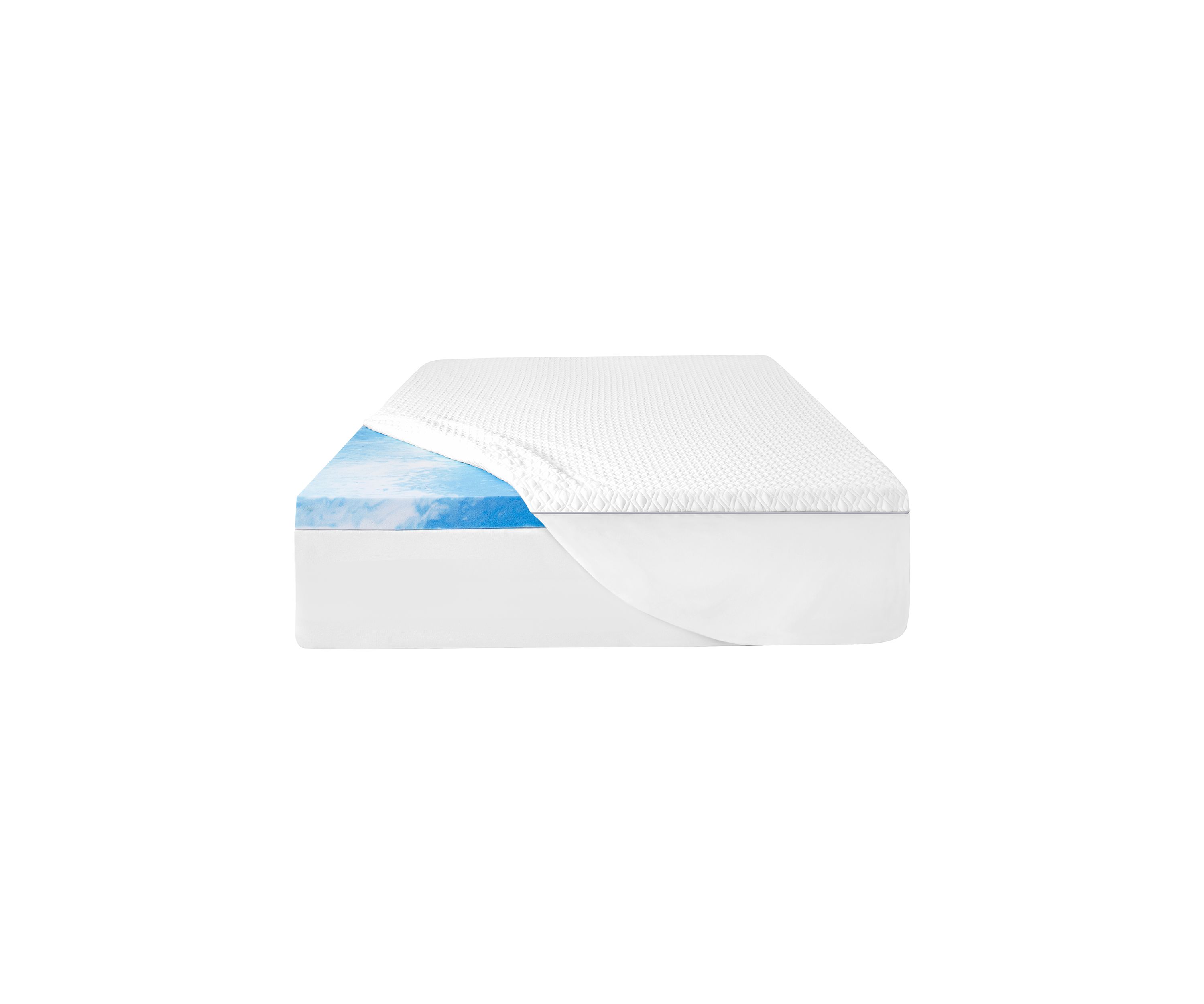 3 Inch SealyChill™ Gel Memory Foam Mattress Topper with Cover