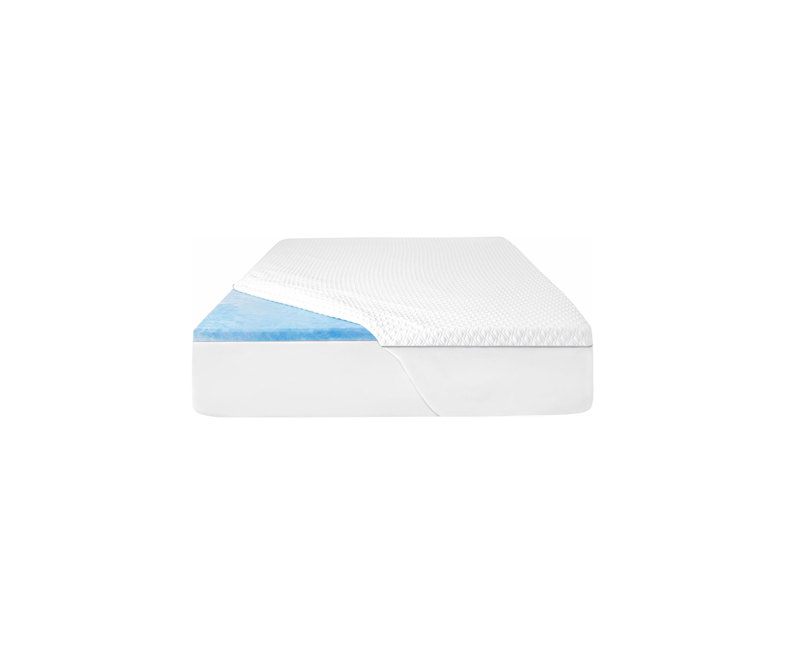 2 Inch SealyChill™ Gel Memory Foam Mattress Topper with Cover