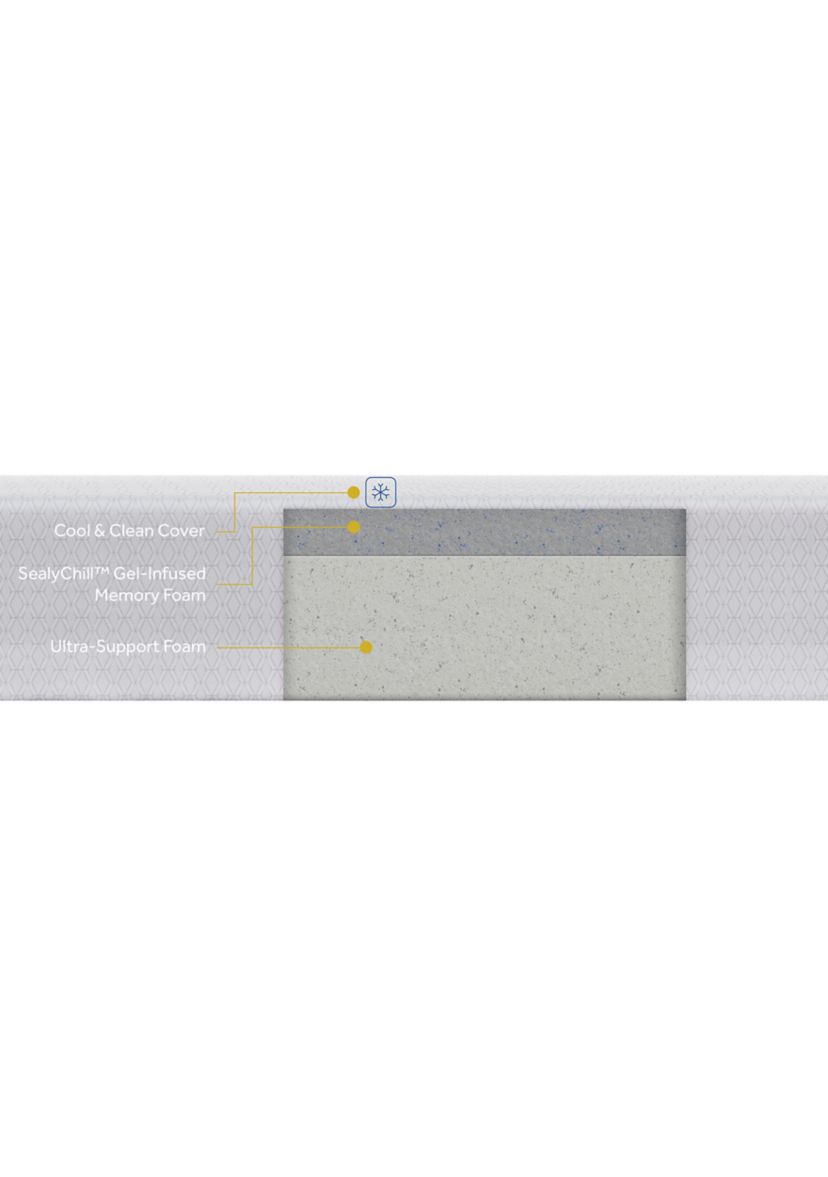 8-Inch Memory Foam Mattress-in-a-box with Cool & Clean Cover