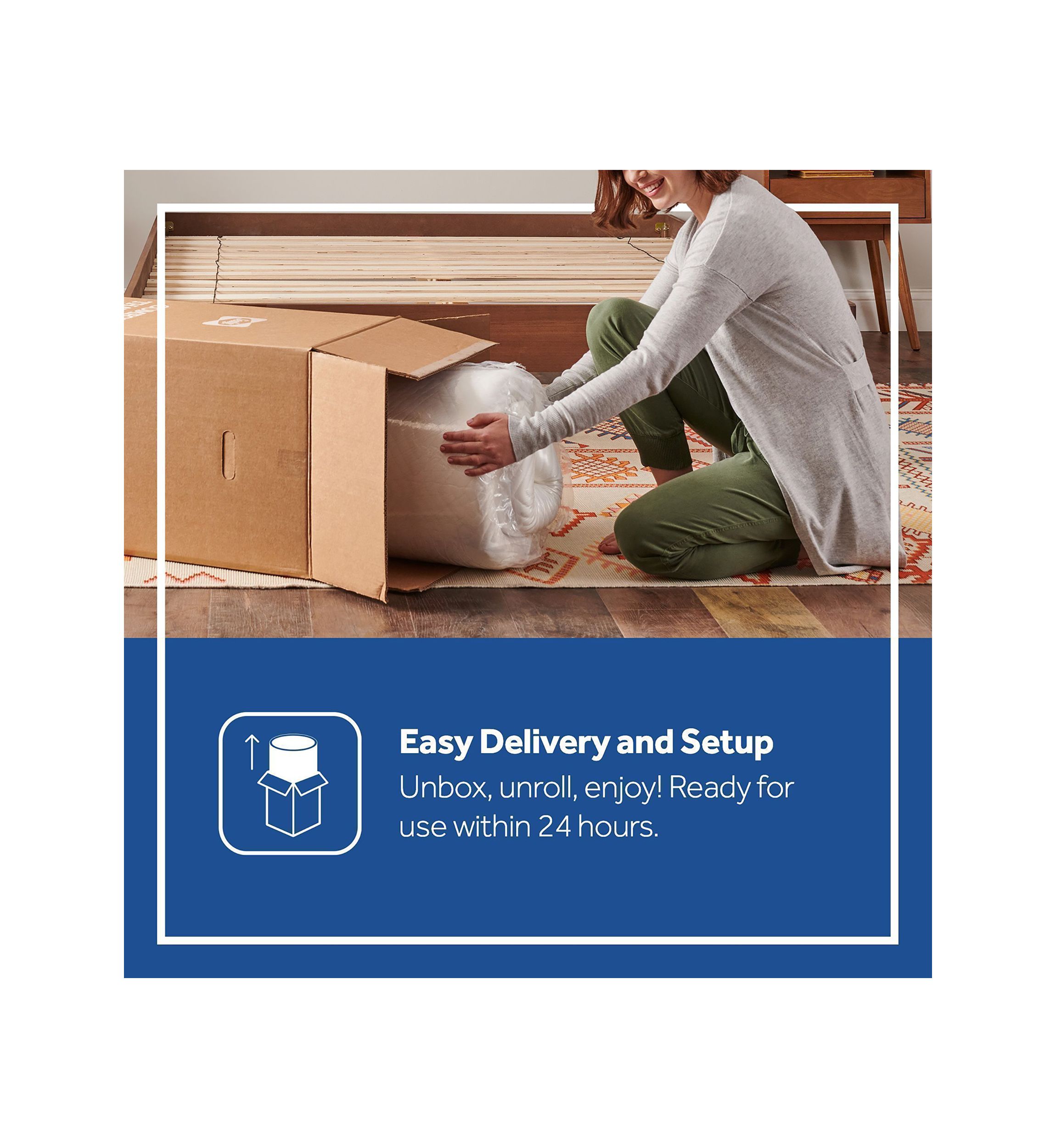 Essentials 10 Inch Memory Foam Mattress in a Box, Medium