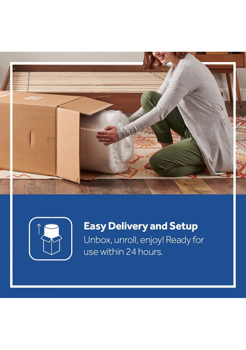 Essentials 12 Inch Memory Foam Mattress in a Box, Soft