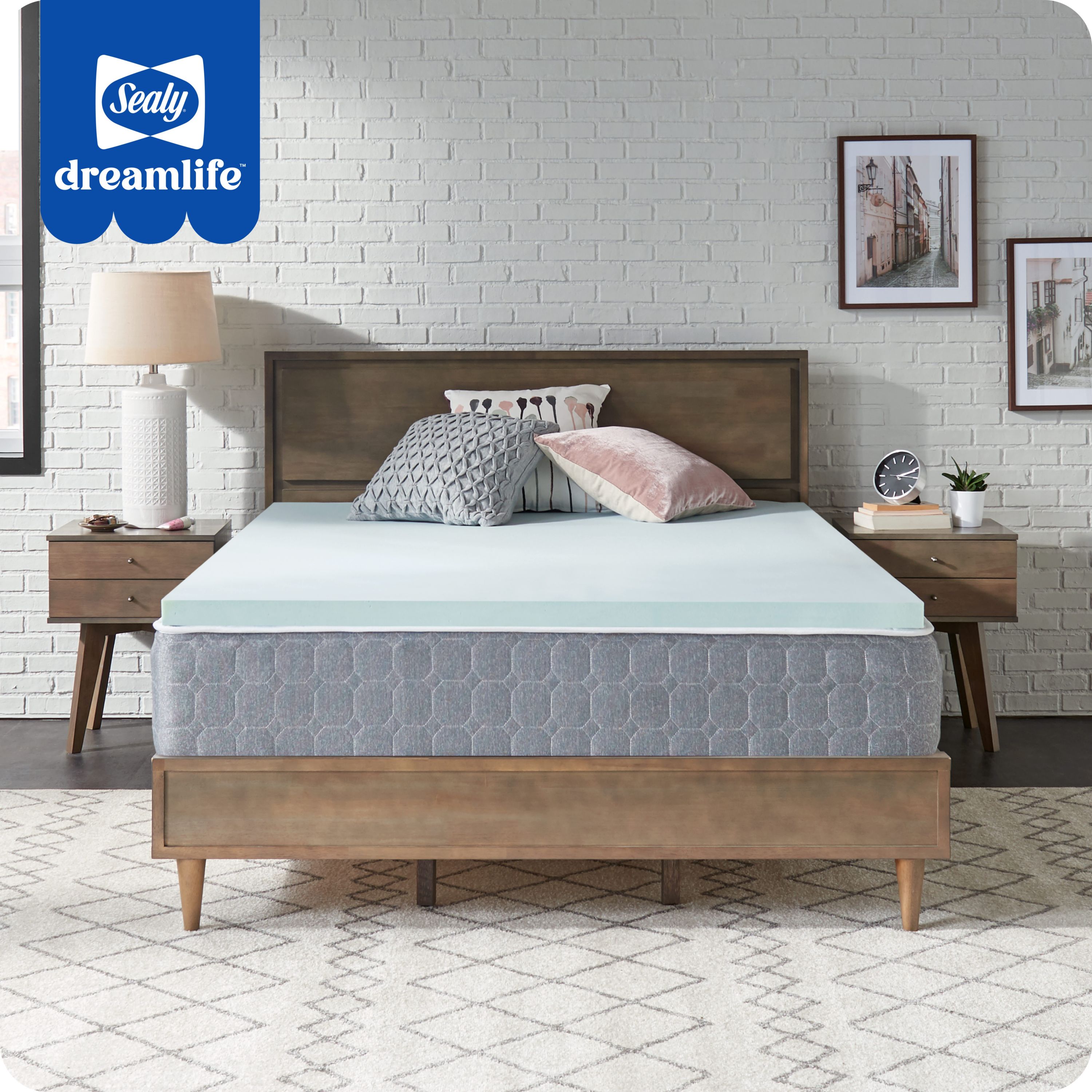 Sealy® Dreamlife™ 1.5” Gel Memory Foam Mattress Topper