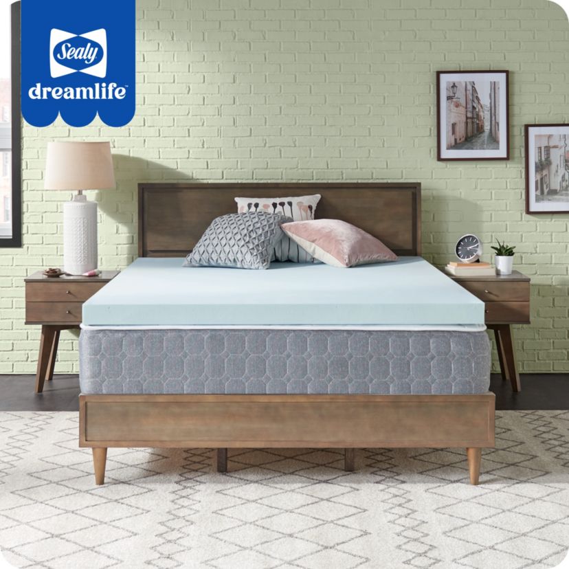 Sealy® Dreamlife™ 3” Gel Memory Foam Mattress Topper