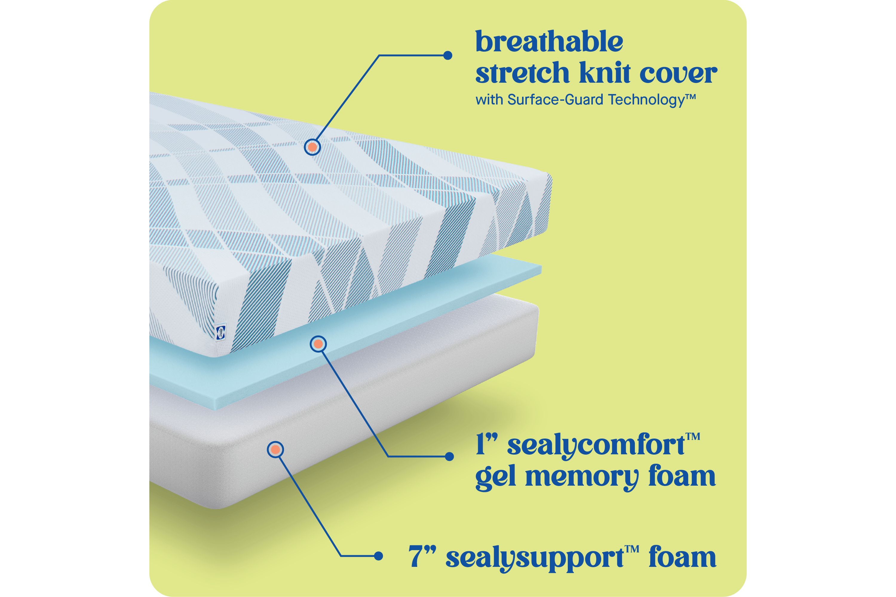Sealy® Dreamlife™ 8” Foam Mattress-in-a-Box