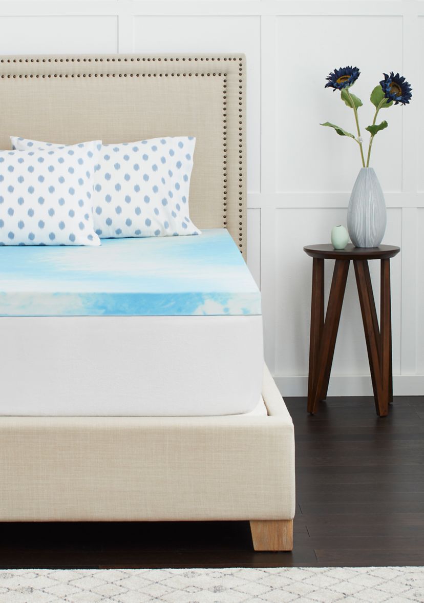 3 Inch CoolGel Memory Foam Mattress Topper with 1 Inch Pillow Top Cover