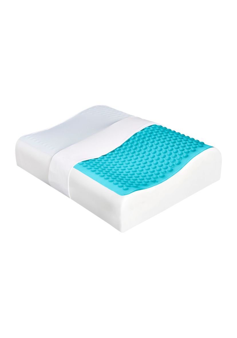 Contour Bubble Gel Memory Foam Pillow