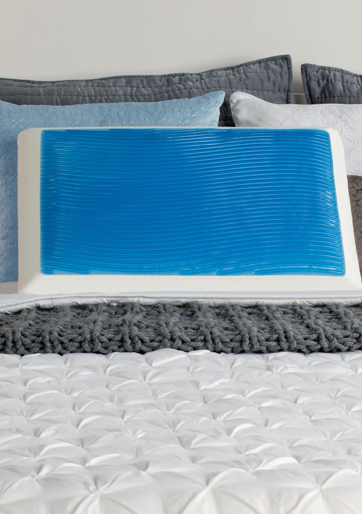 Gel Memory Foam Bed Pillow - Online Only