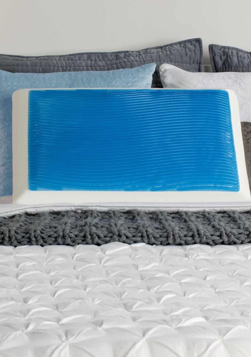 Gel Memory Foam Bed Pillow - Online Only
