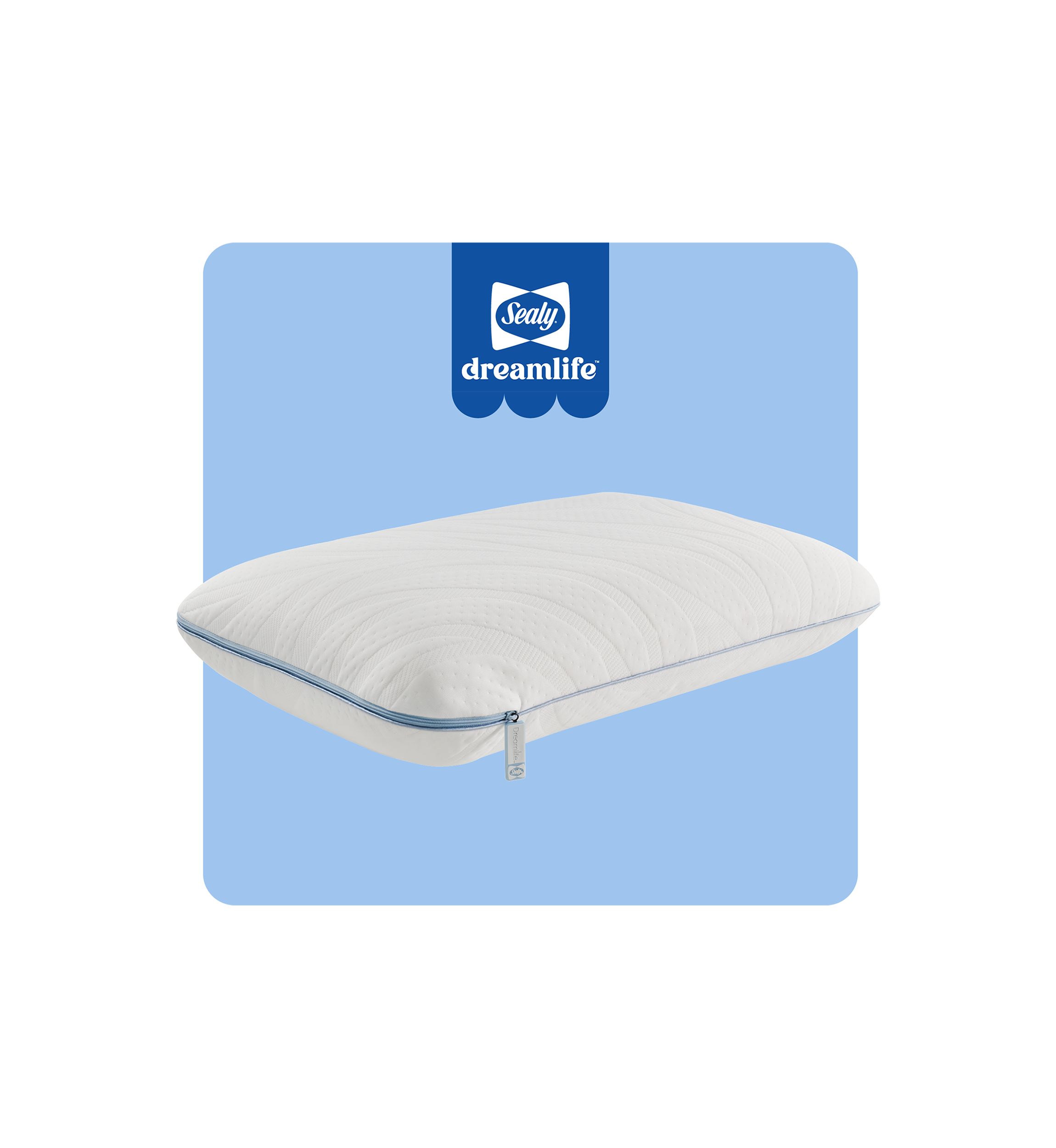 Dreamlife™ Memory Foam Standard Size Bed Pillow
