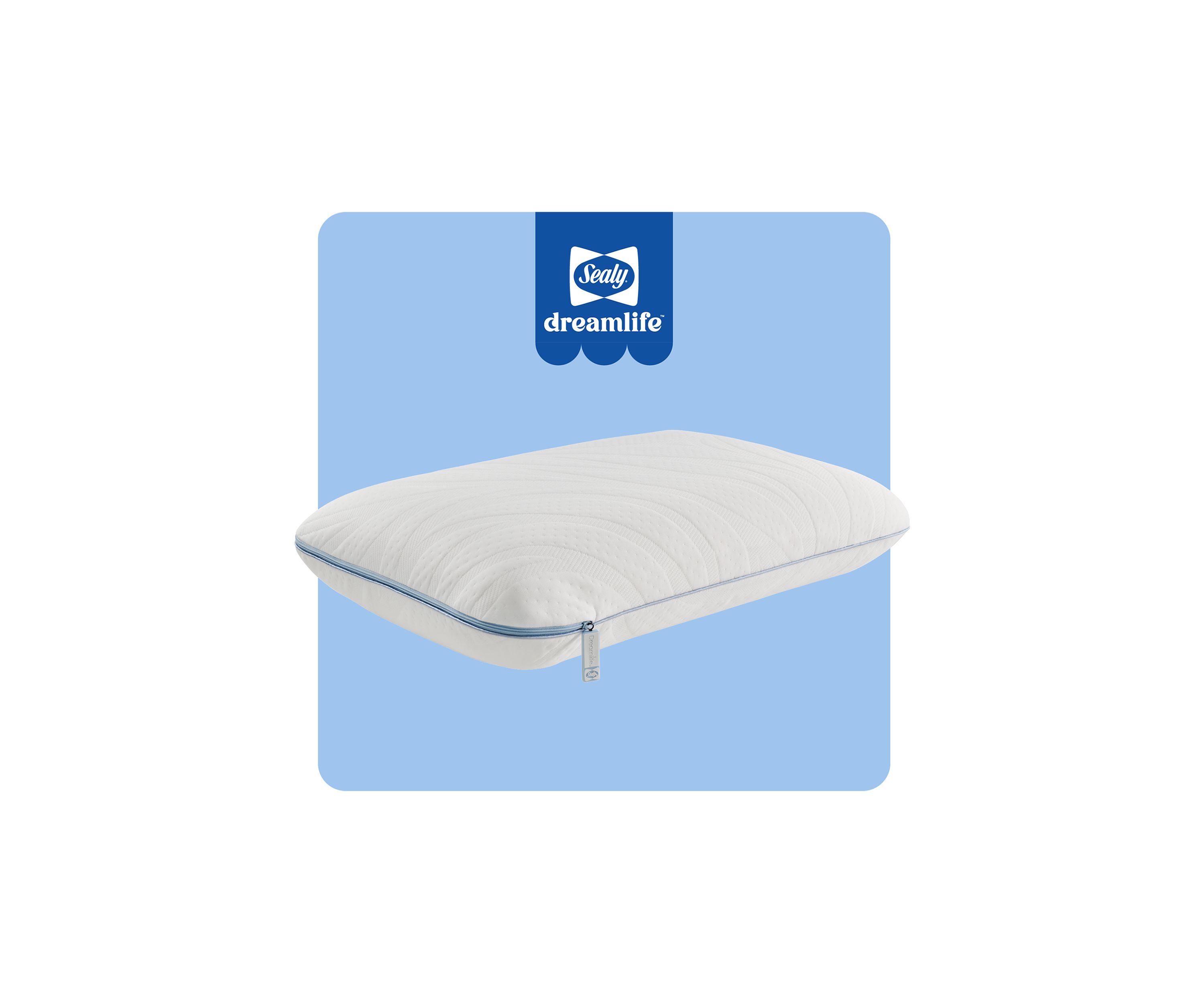 Dreamlife™ Memory Foam Standard Size Bed Pillow