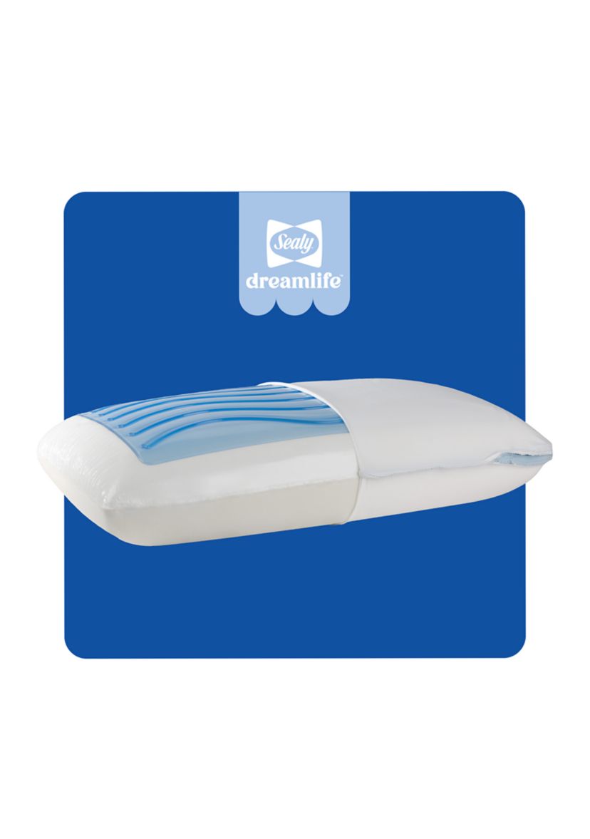  Dreamlife™ Memory Foam Gel Standard Size Bed Pillow