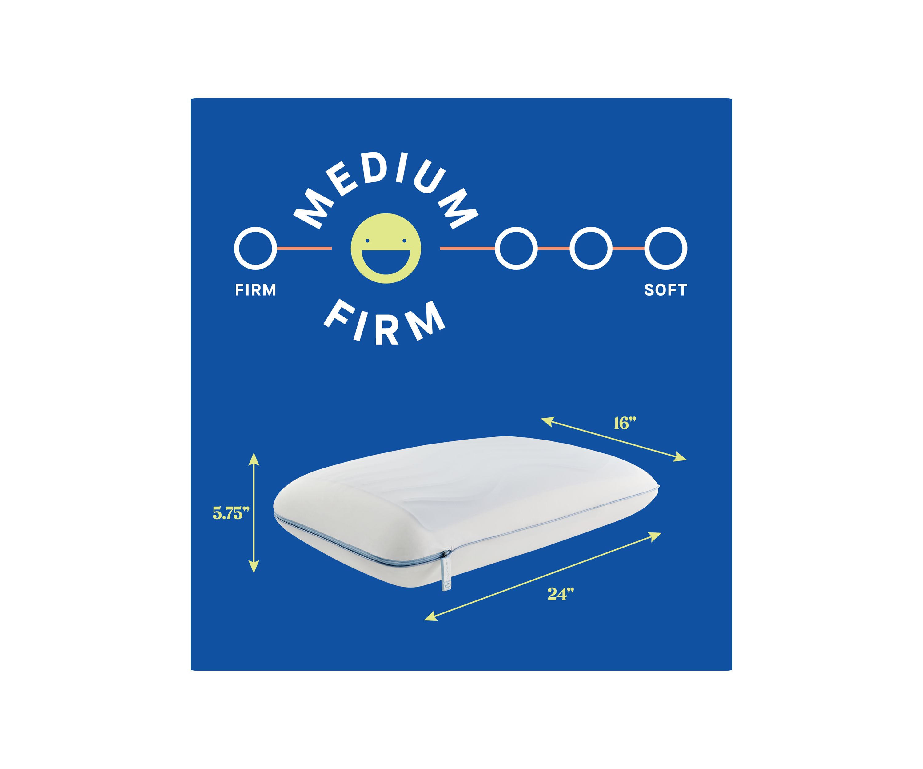  Dreamlife™ Memory Foam Gel Standard Size Bed Pillow