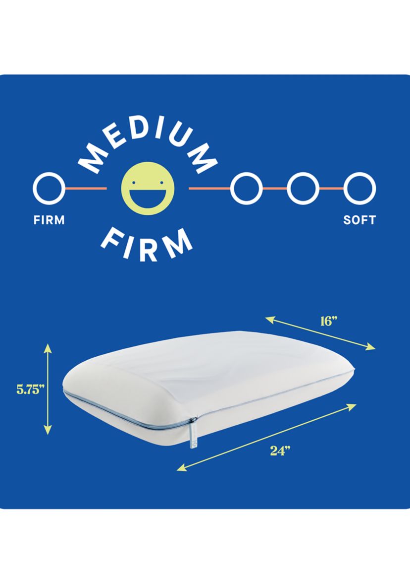  Dreamlife™ Memory Foam Gel Standard Size Bed Pillow