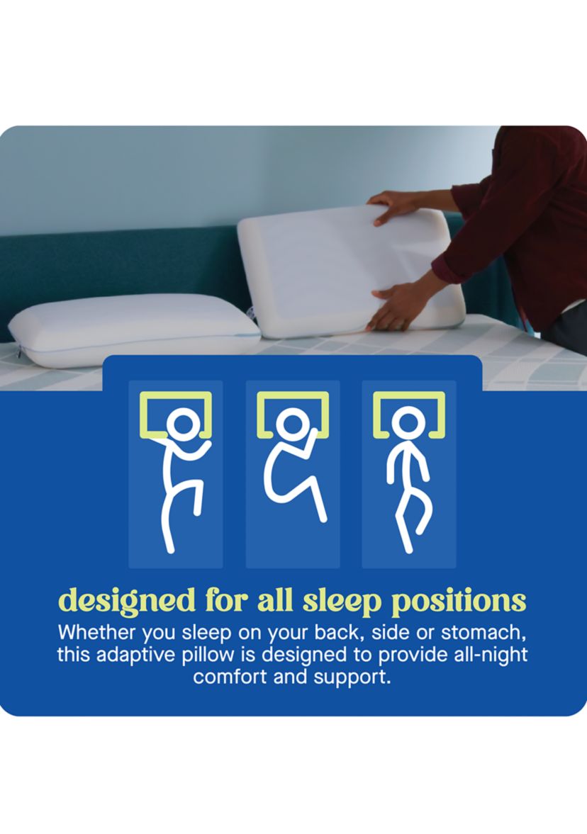  Dreamlife™ Memory Foam Gel Standard Size Bed Pillow