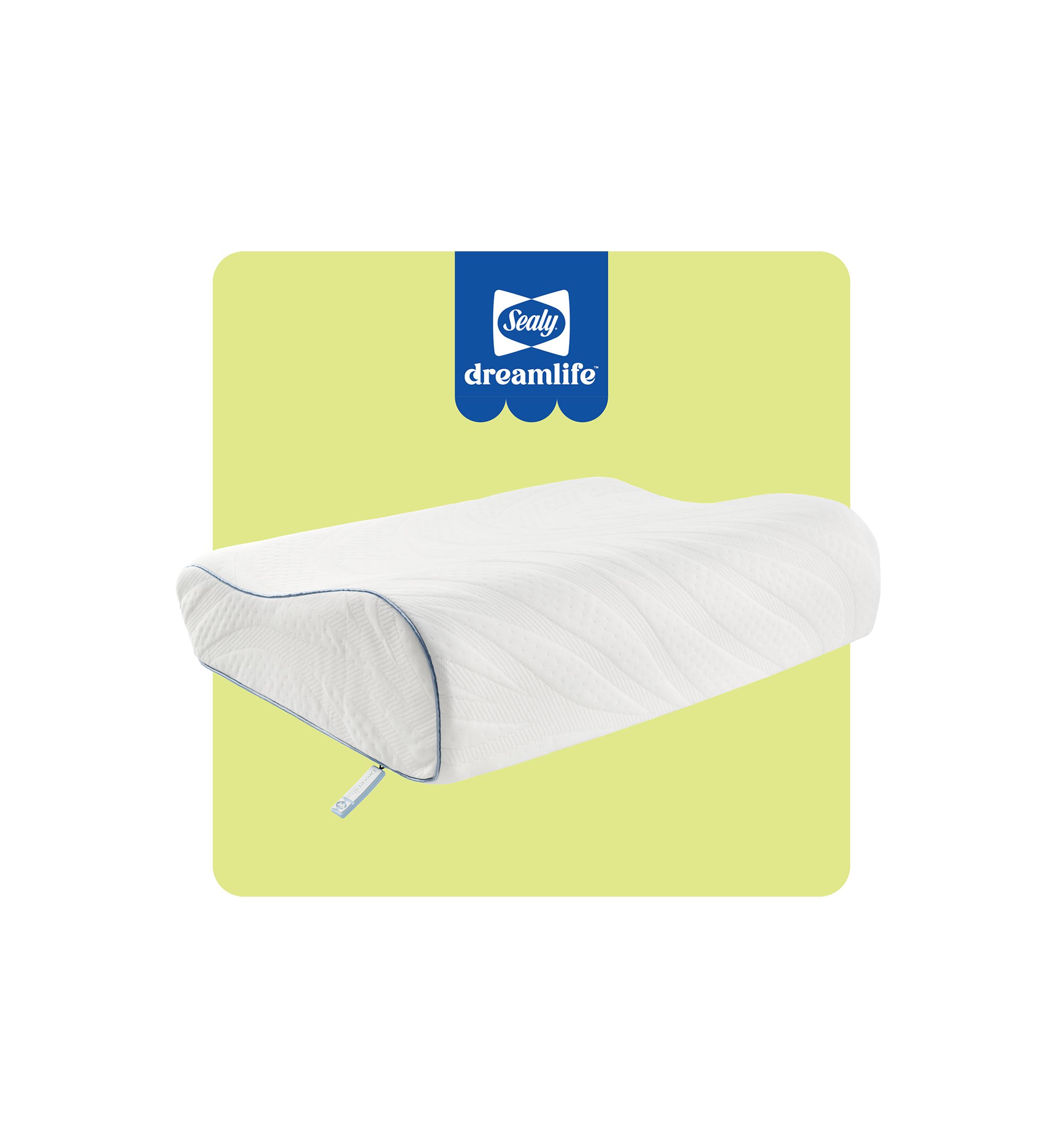 Dreamlife™ Molded Contour Memory Foam Standard Size Bed Pillow