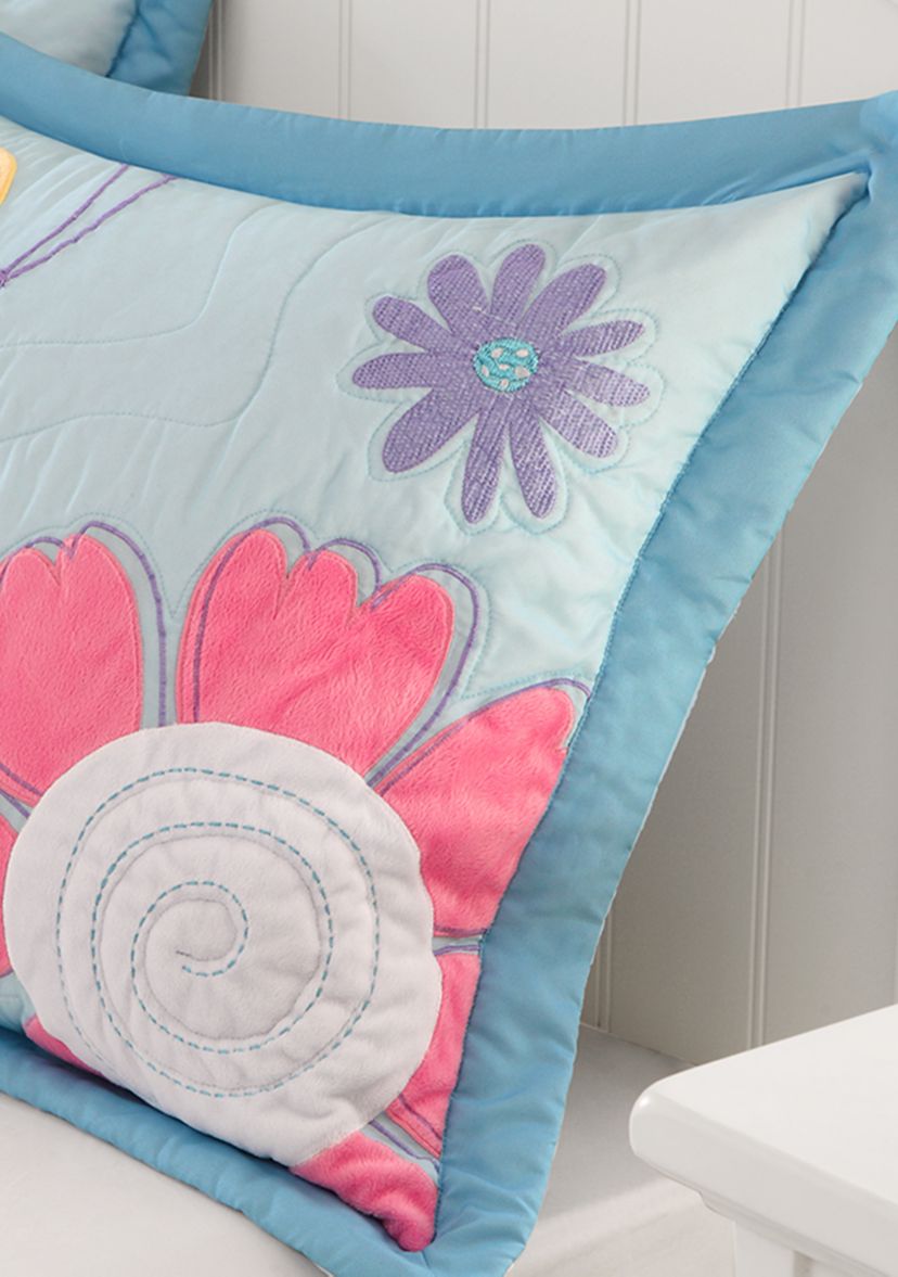 Crazy Daisy Reversible Coverlet Set