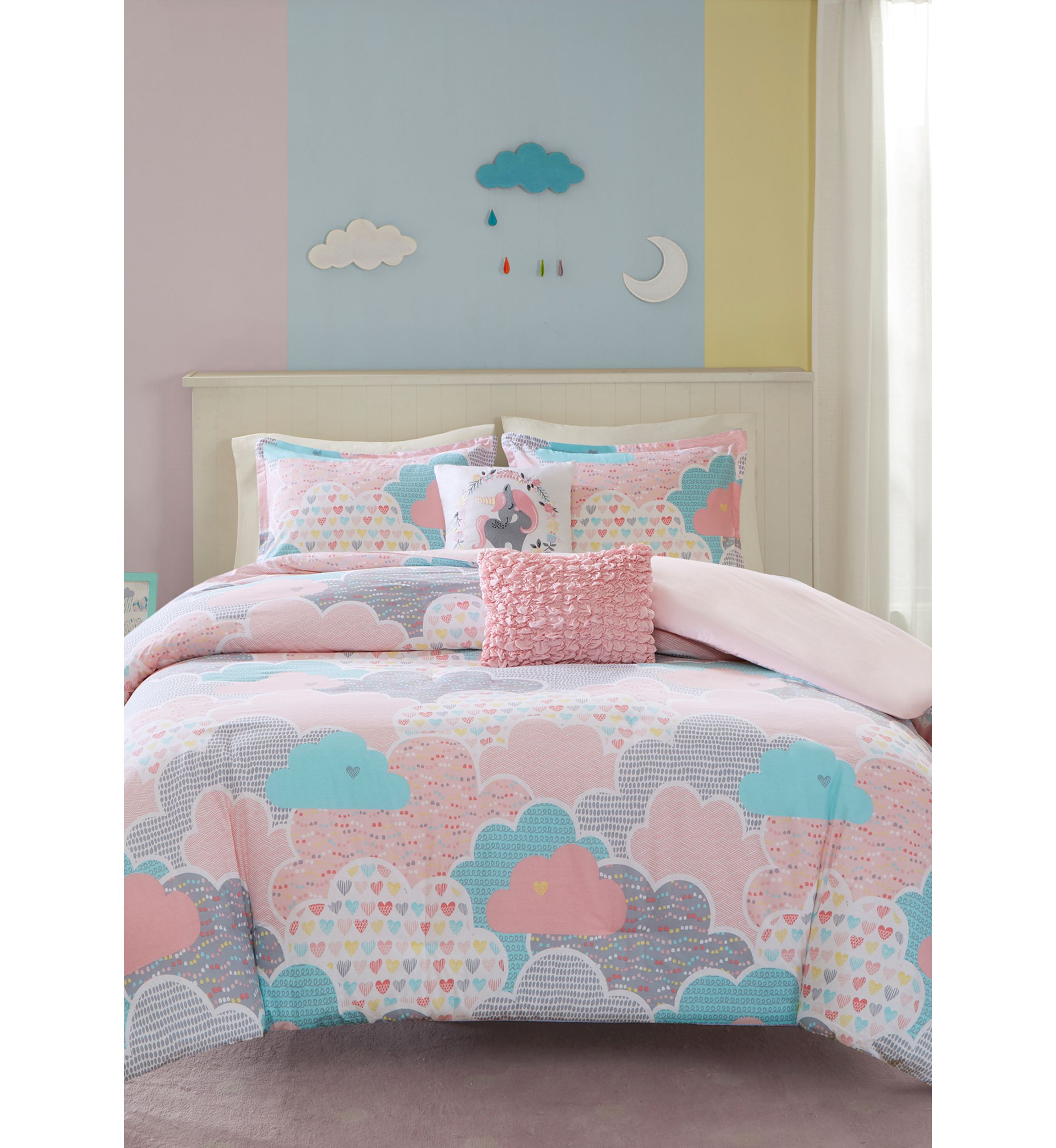 Soft Pink Cloud Duvet Cover Set