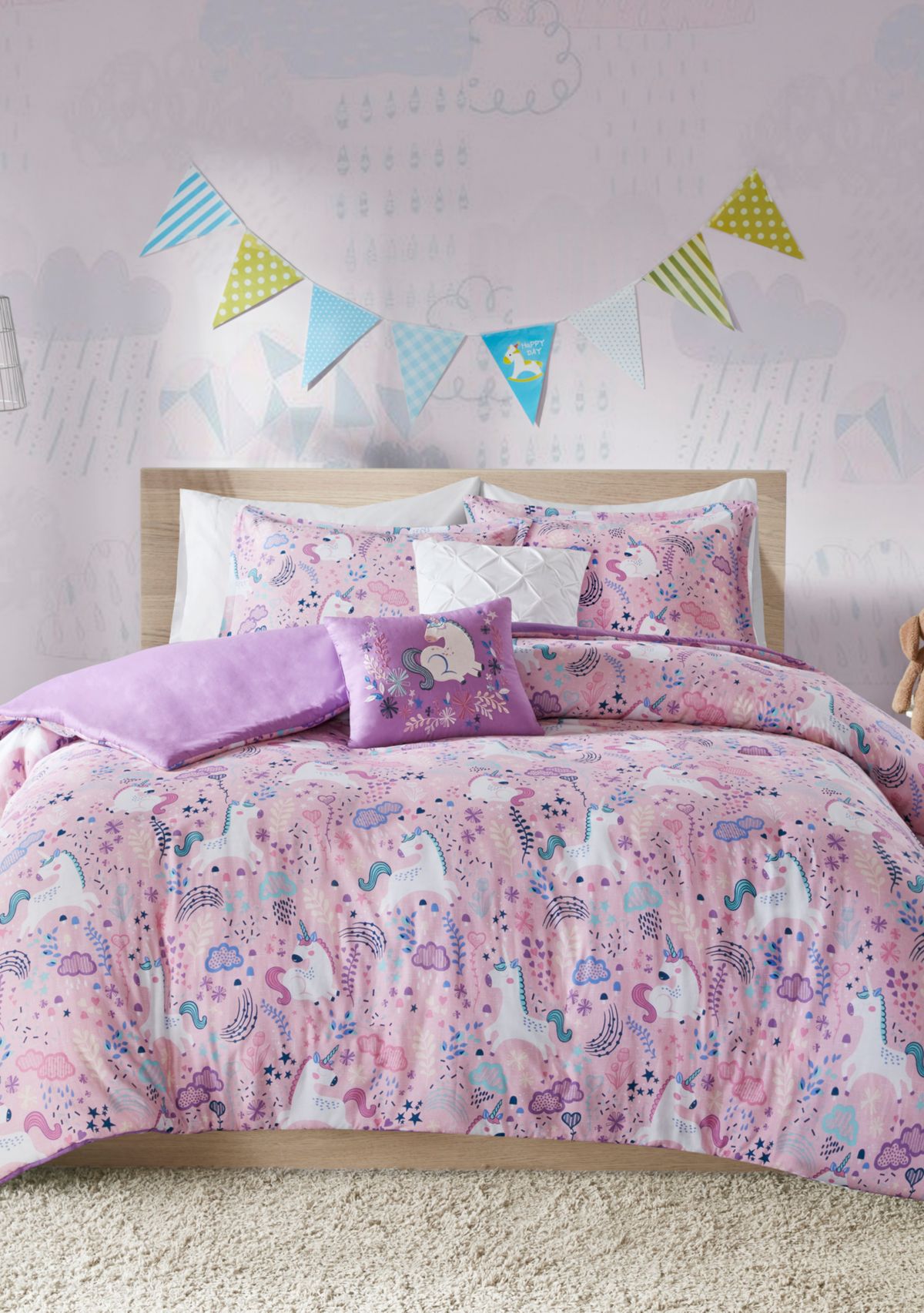 Lola Unicorn Duvet Cover Set