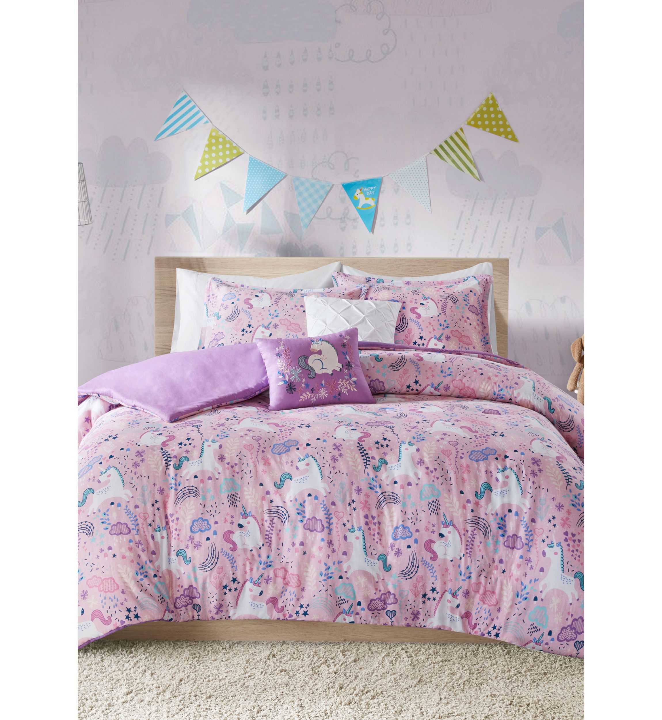Lola Unicorn Duvet Cover Set