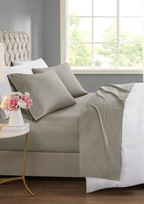 600 Thread Count Cooling Cotton Blend 4 PC Sheet Set