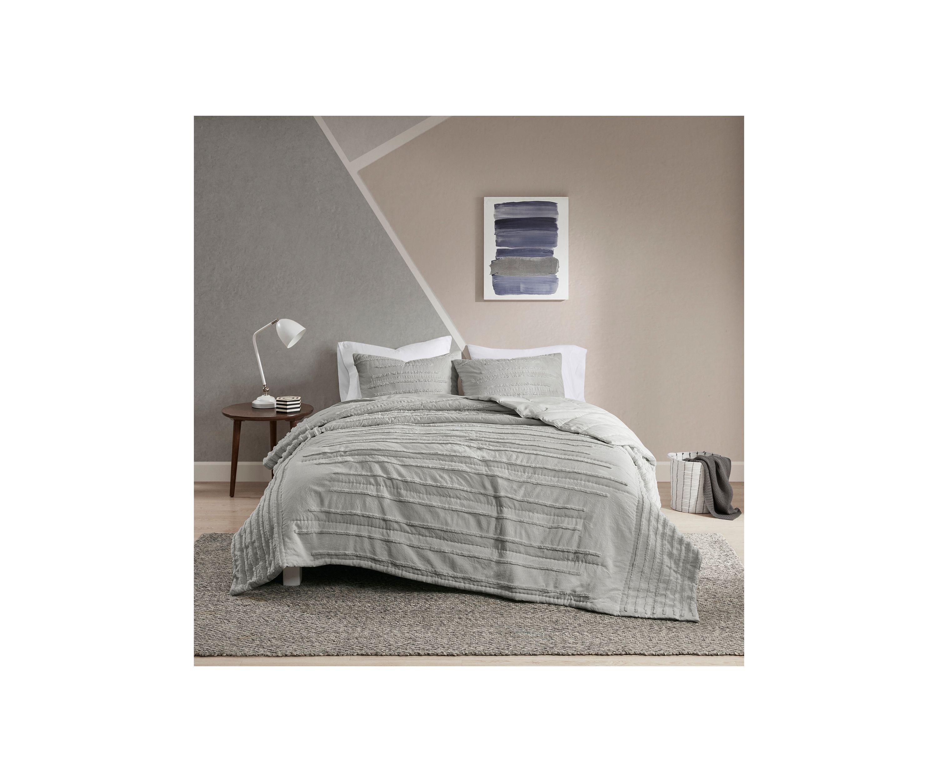Mercer 3 Piece Cotton Chenille Coverlet Set