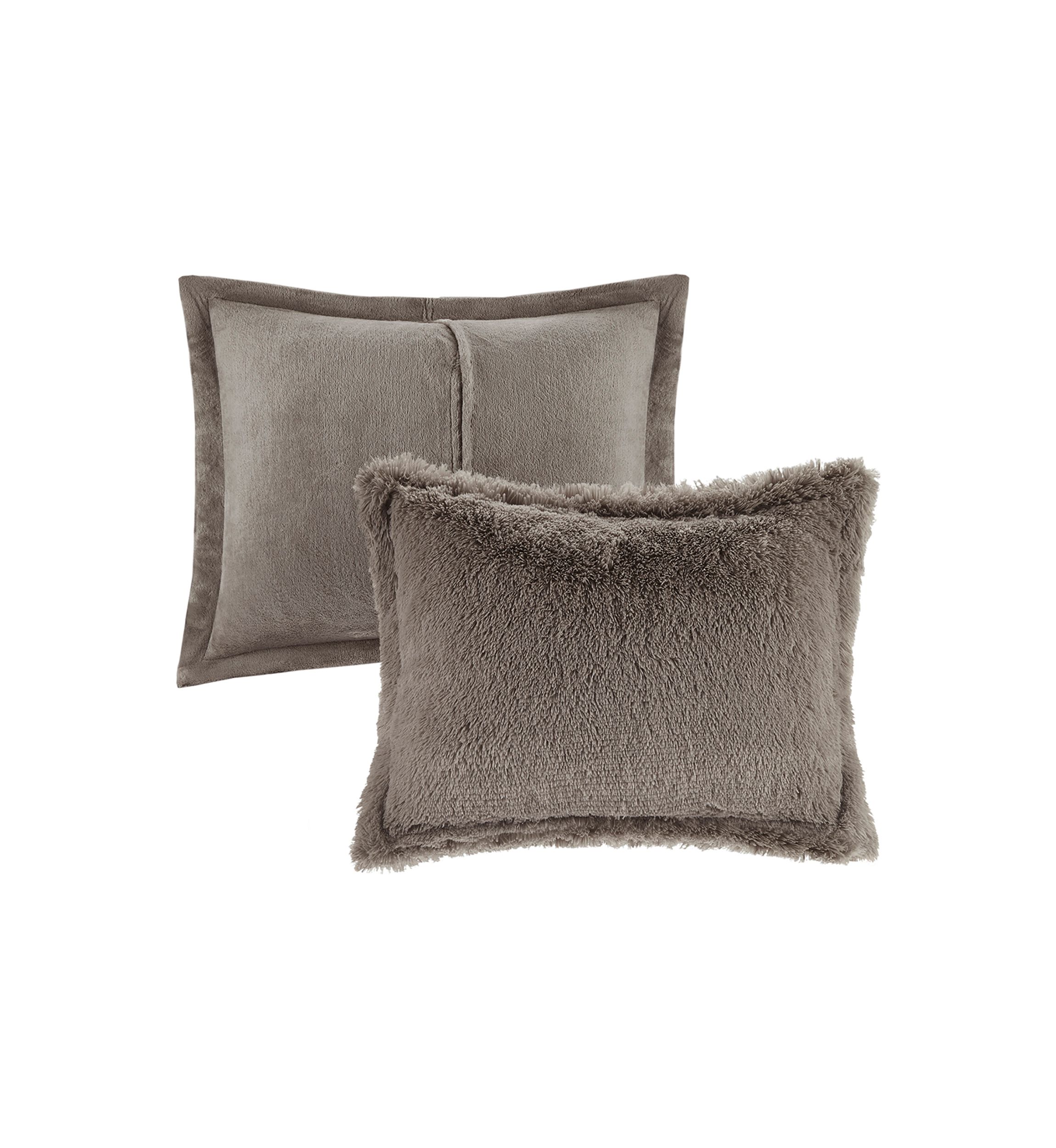 Malea Shaggy Faux Fur Comforter Mini Set