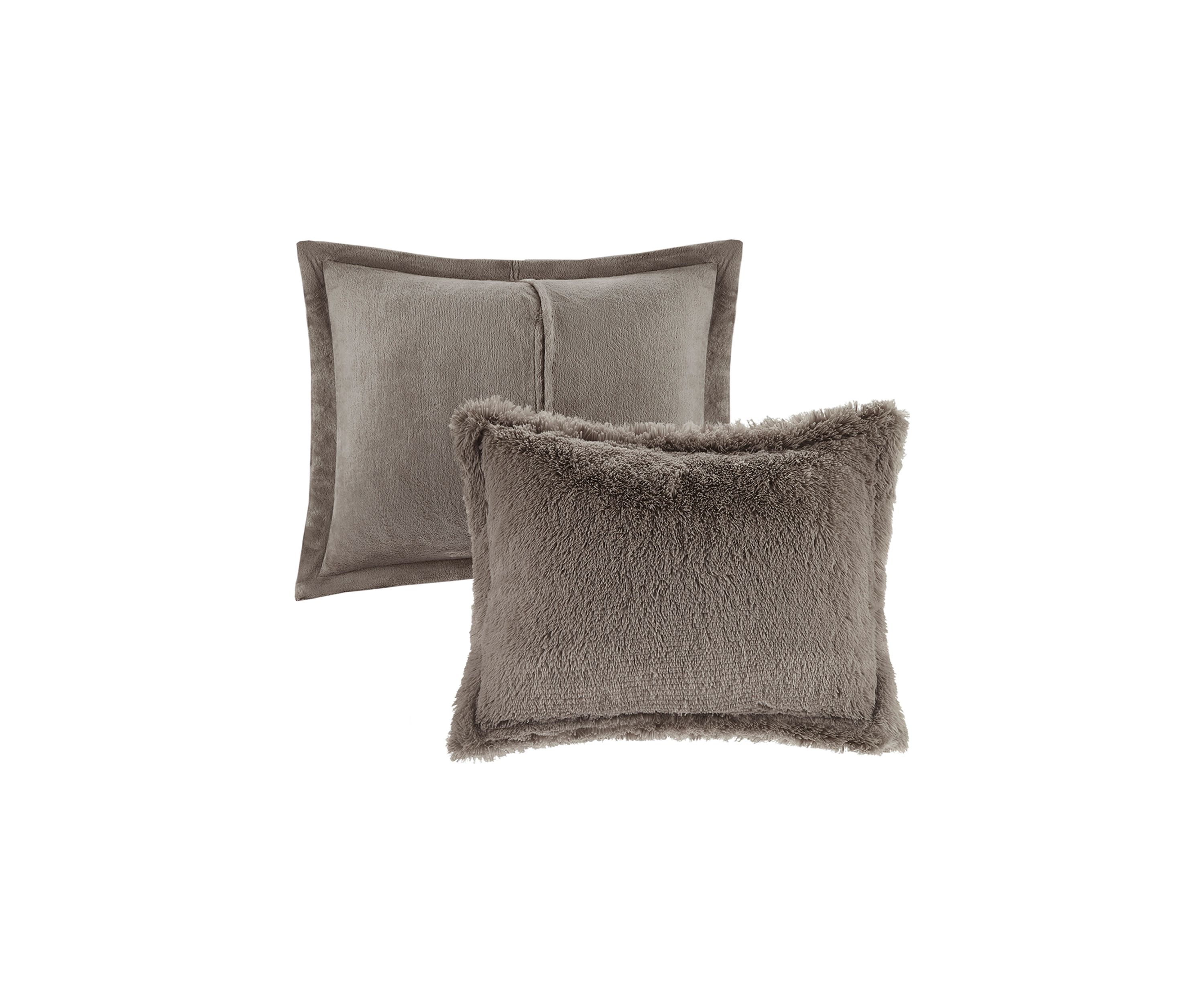 Malea Shaggy Faux Fur Comforter Mini Set