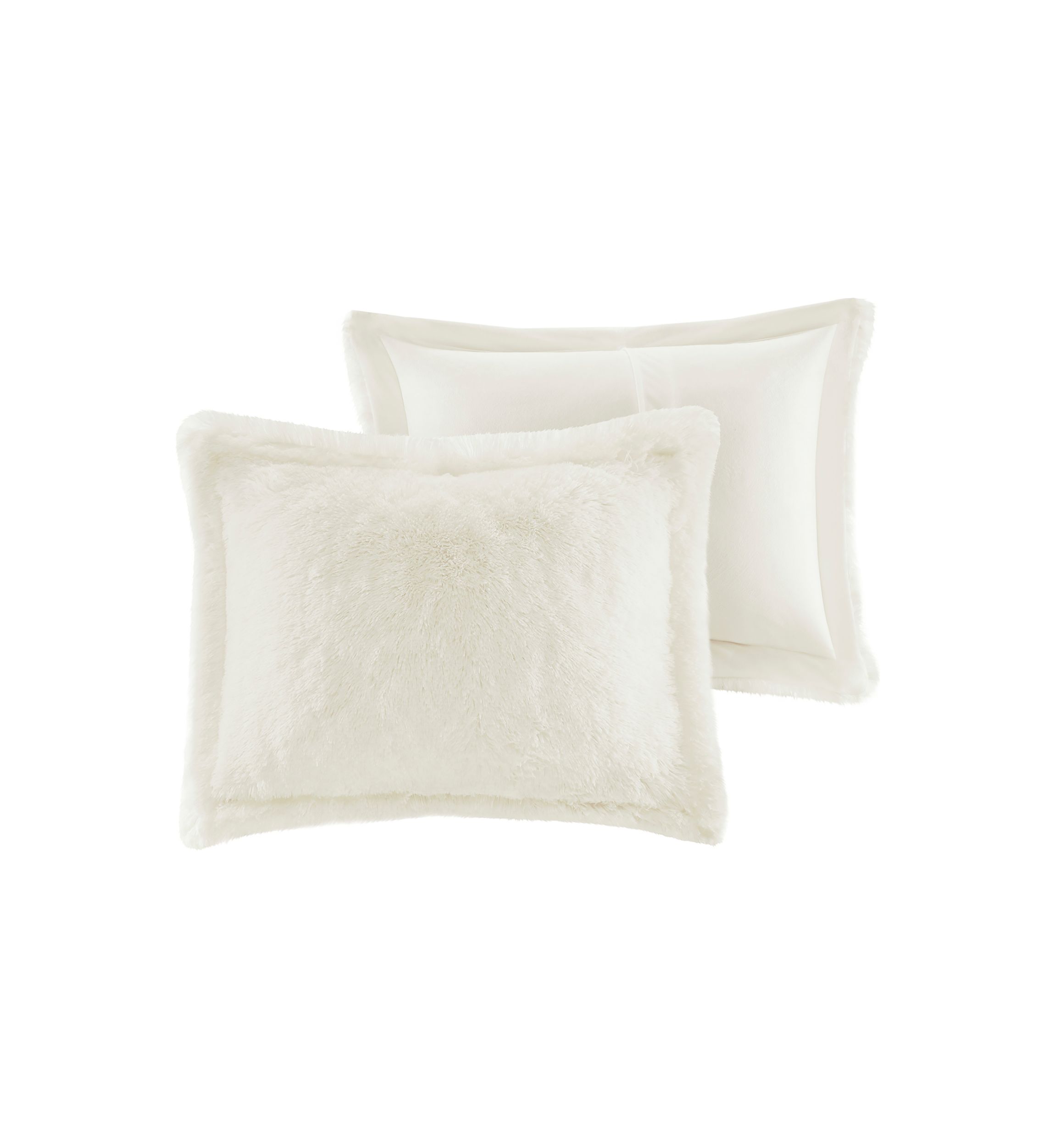 Malea Shaggy Fur Duvet Cover Set