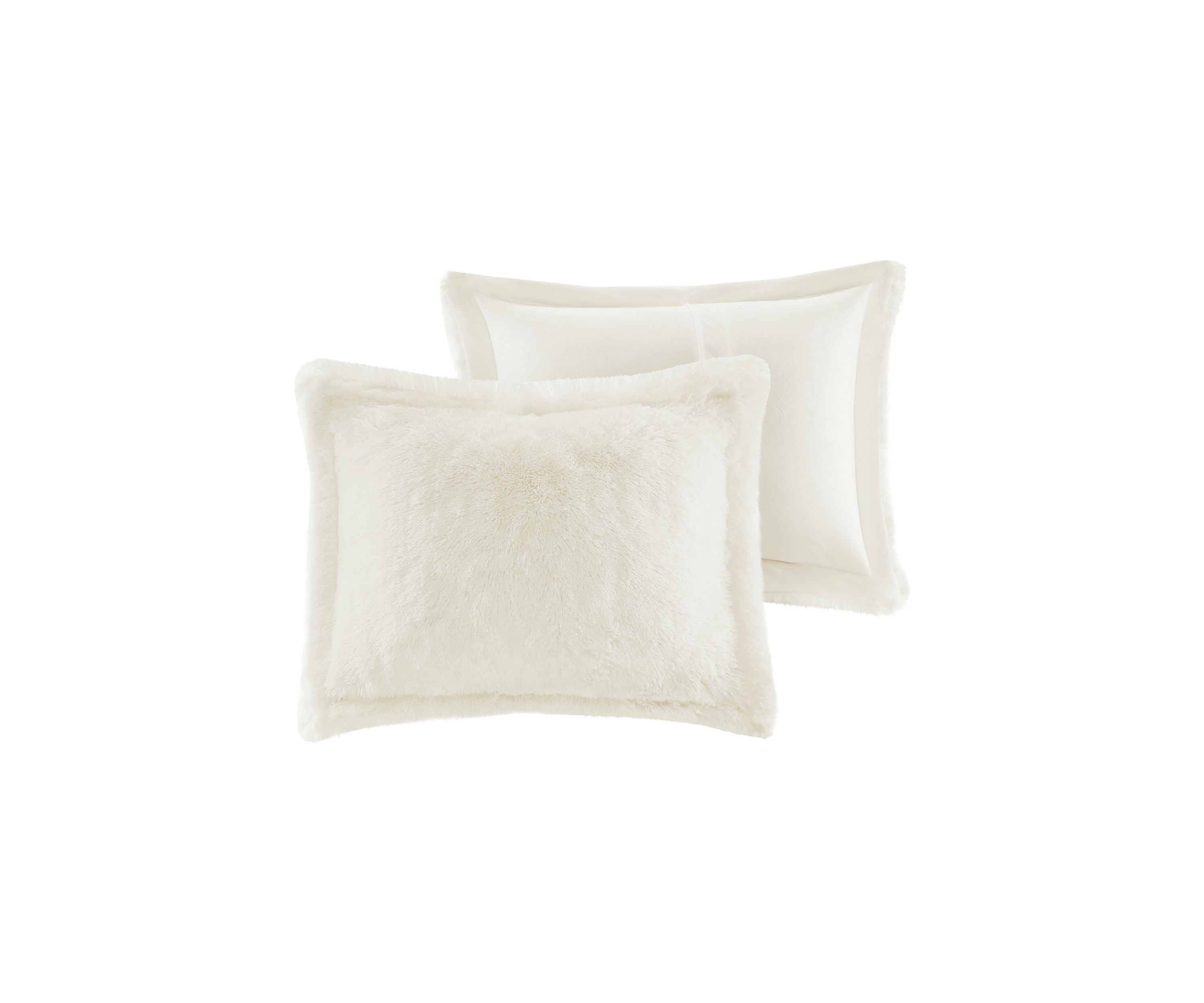 Malea Shaggy Fur Duvet Cover Set