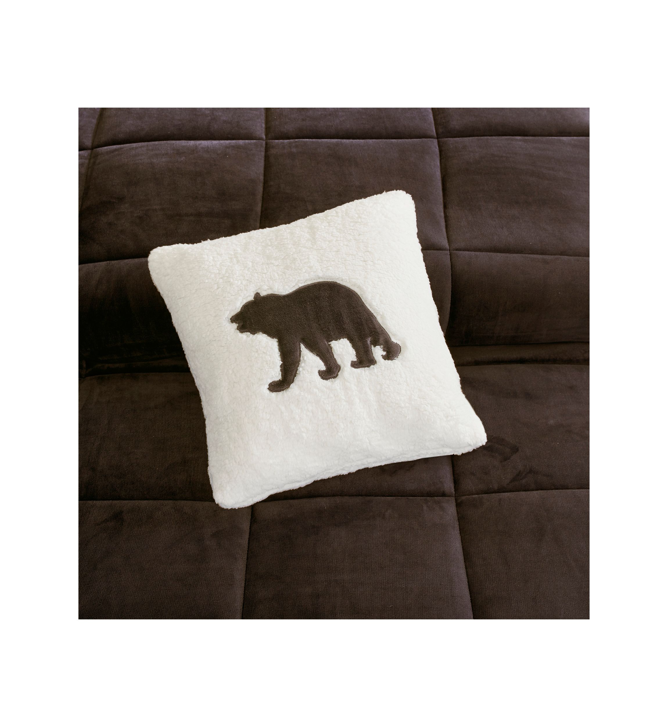 Alton Plush to Sherpa Down Alternative Comforter Set