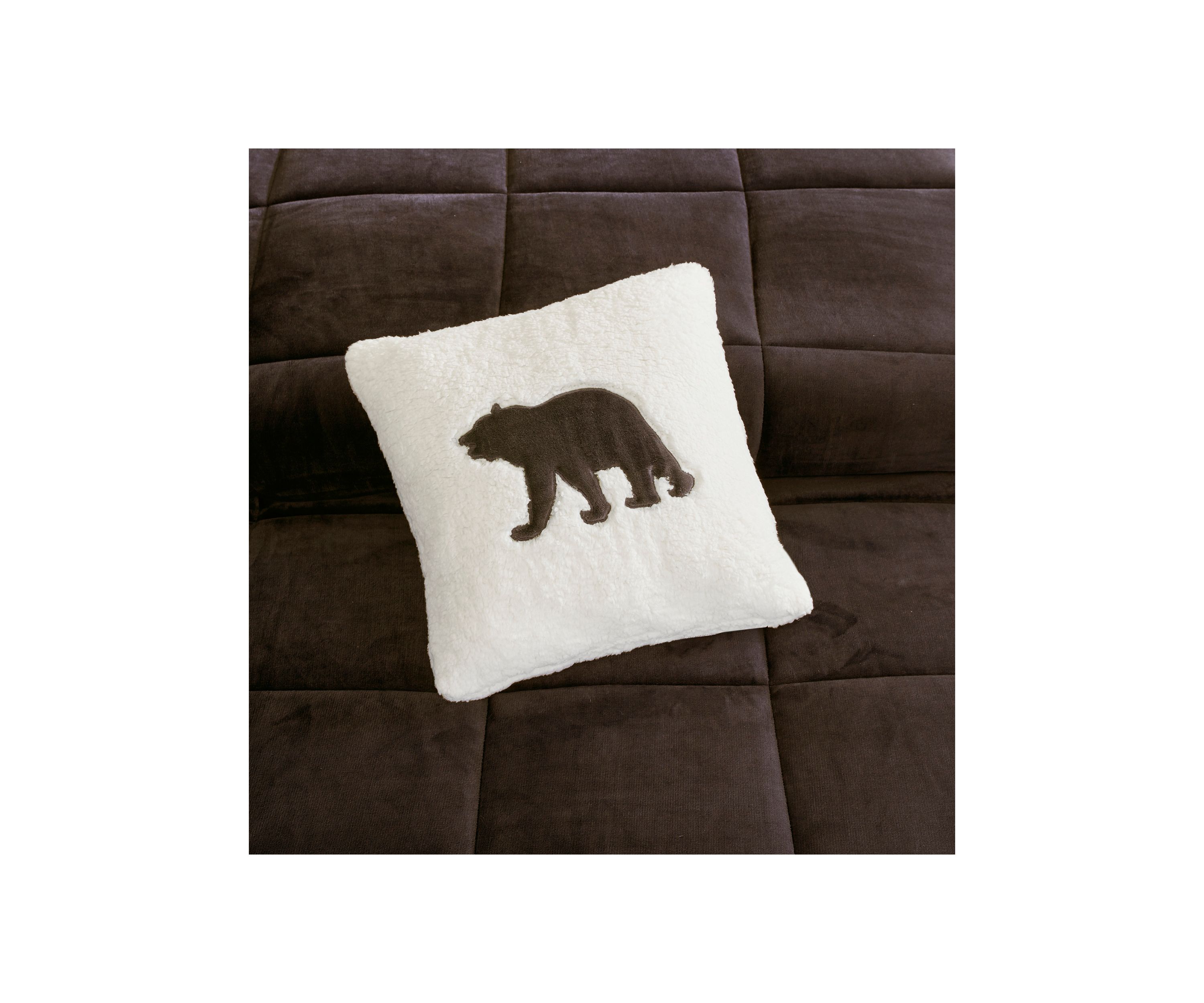 Alton Plush to Sherpa Down Alternative Comforter Set