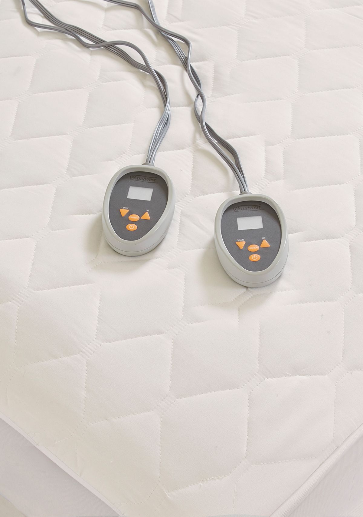 Cotton Deep Pocket Heated Mattress Pad-20 Heat Settings