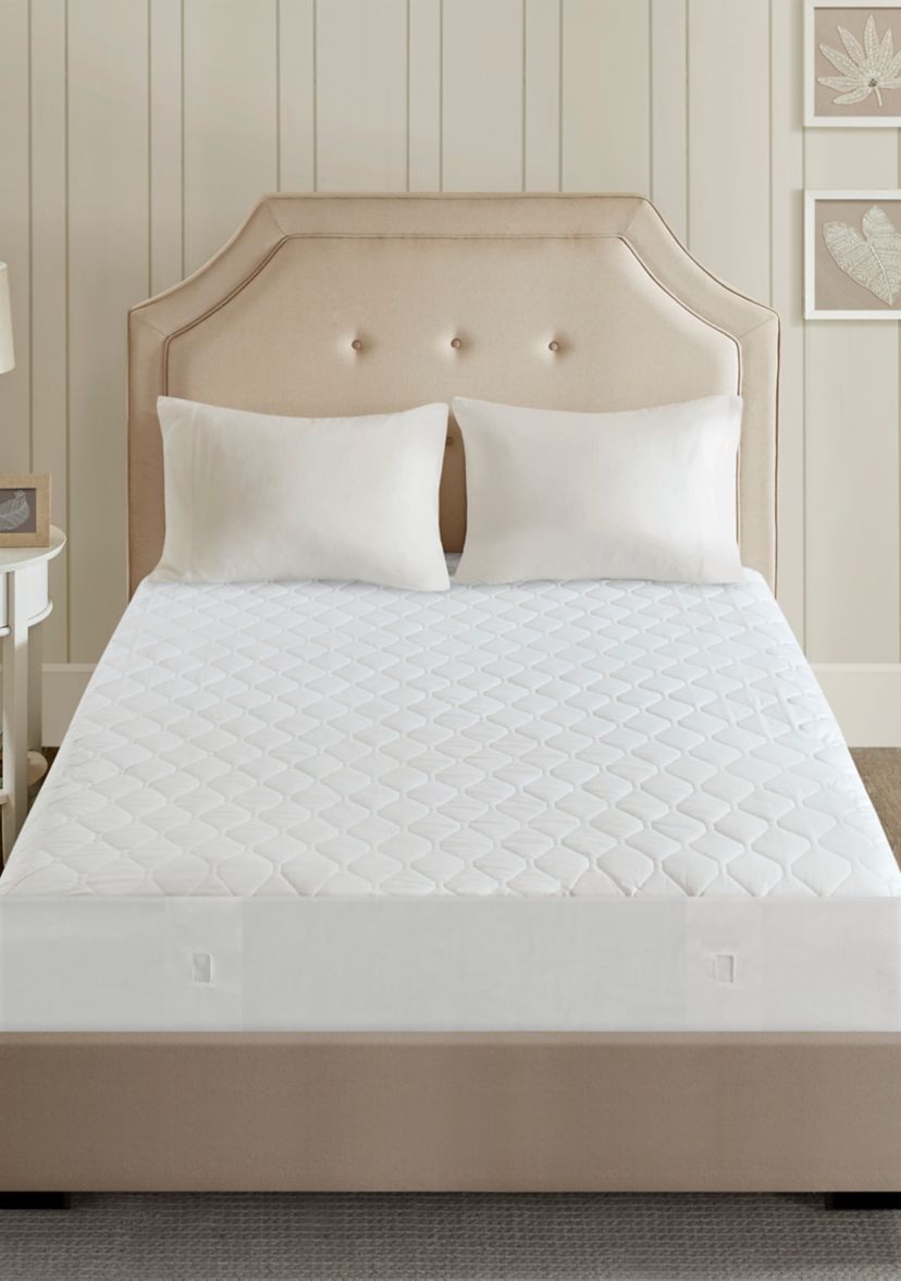 Cotton Blend Heated Mattress Pad