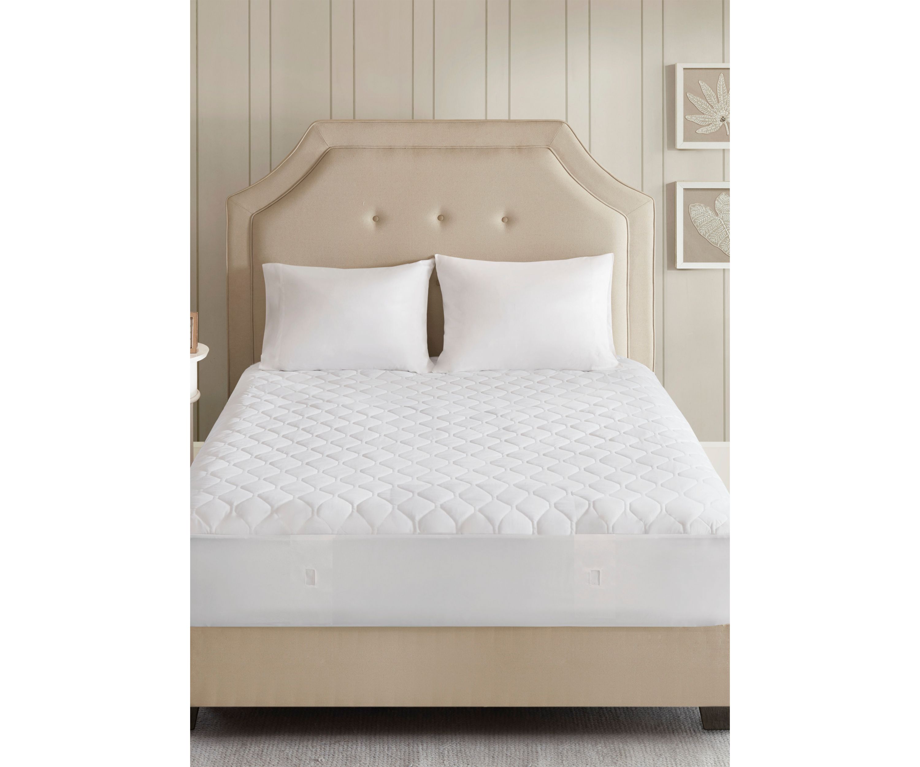 Heated Microfiber Mattress Pad with 3M Scotchgard