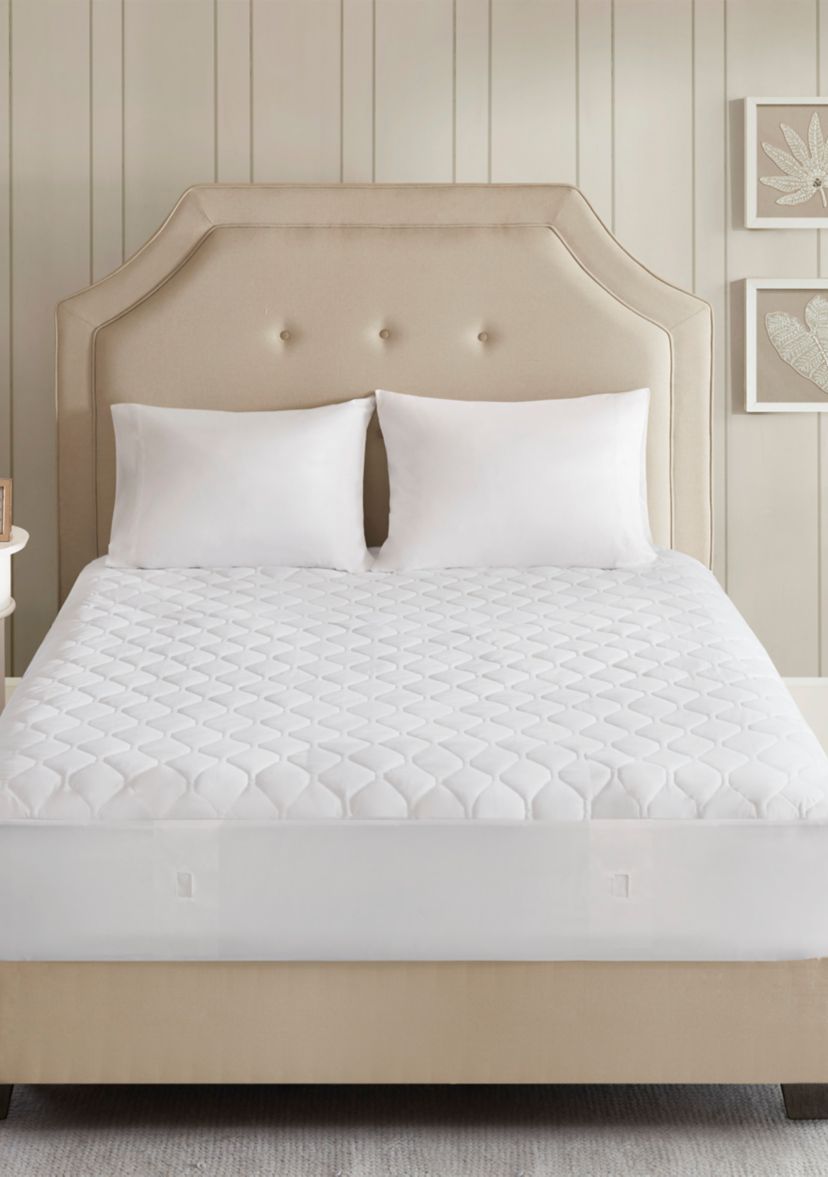 Heated Microfiber Mattress Pad with 3M Scotchgard