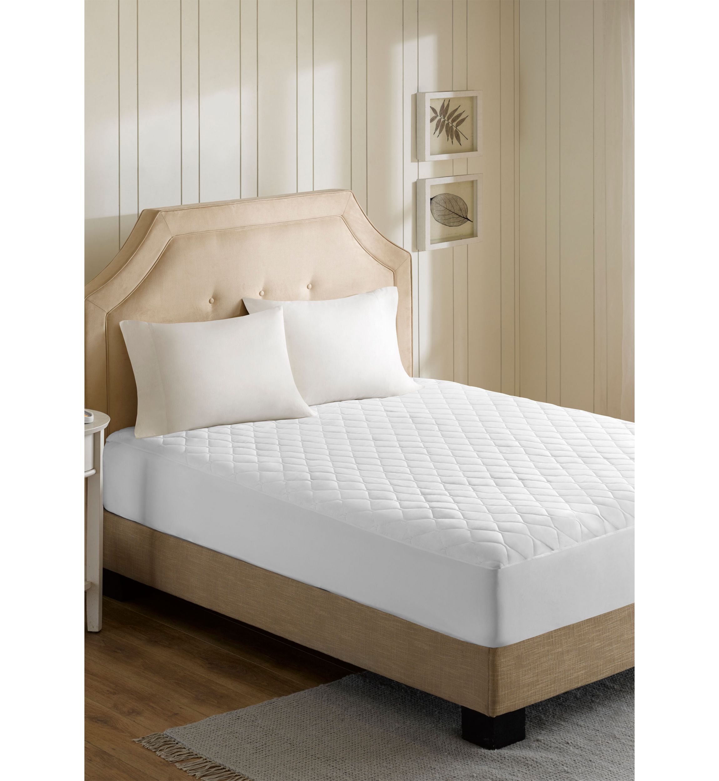 Heated Microfiber Mattress Pad with 3M Scotchgard