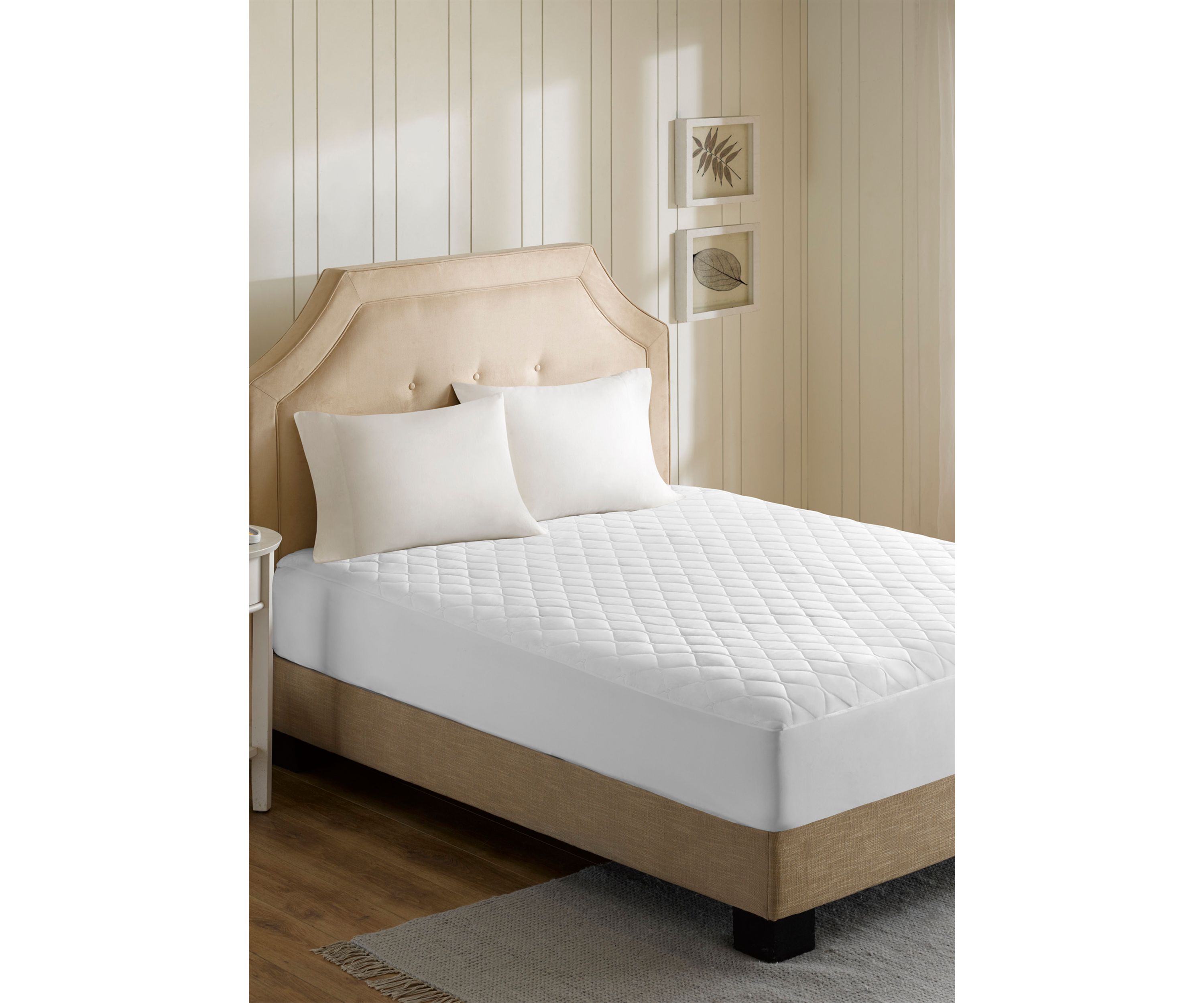 Heated Microfiber Mattress Pad with 3M Scotchgard