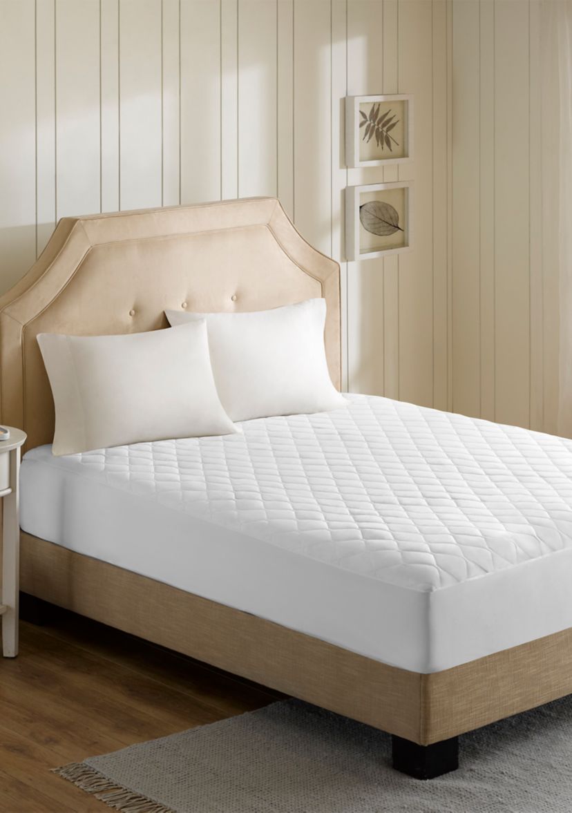 Heated Microfiber Mattress Pad with 3M Scotchgard