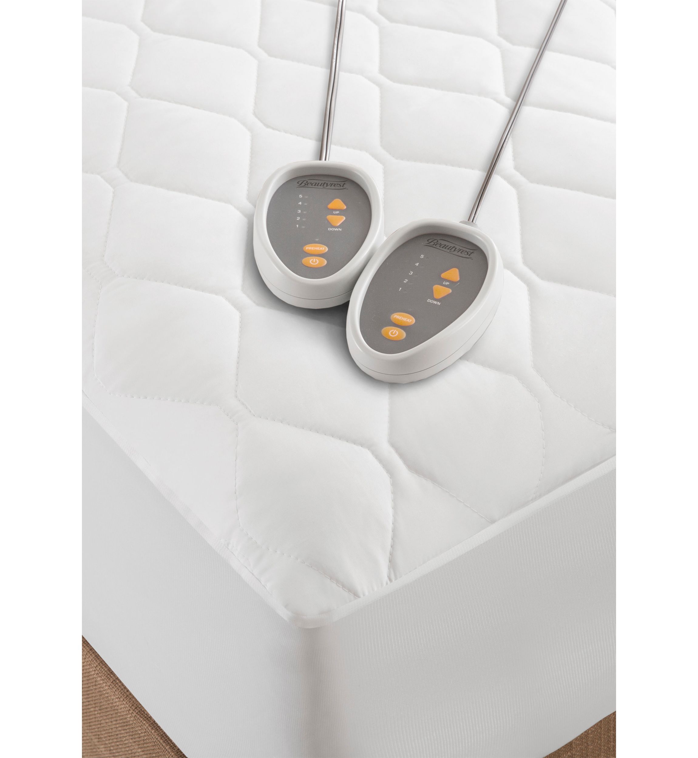 Heated Microfiber Mattress Pad with 3M Scotchgard